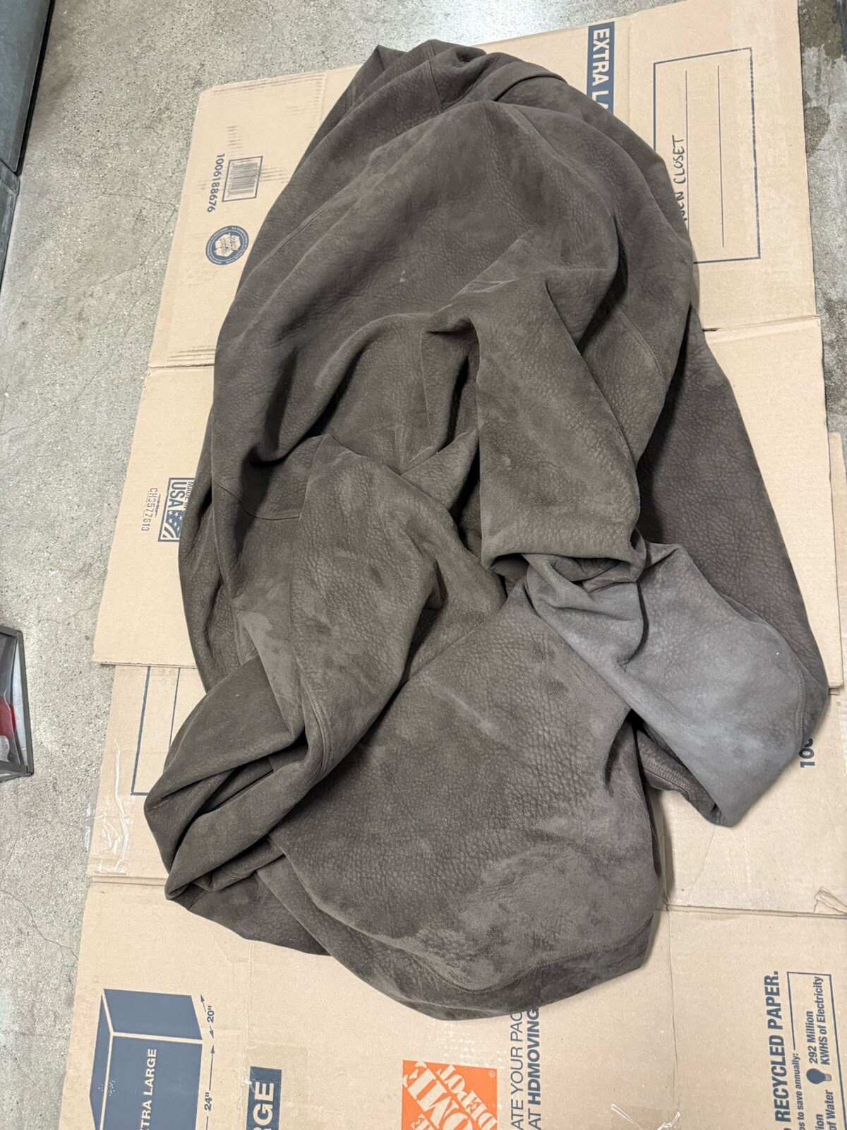 Lovesac Supersac Cover Super Soft Bean Bag Brown Lounge Chair COVER ONLY