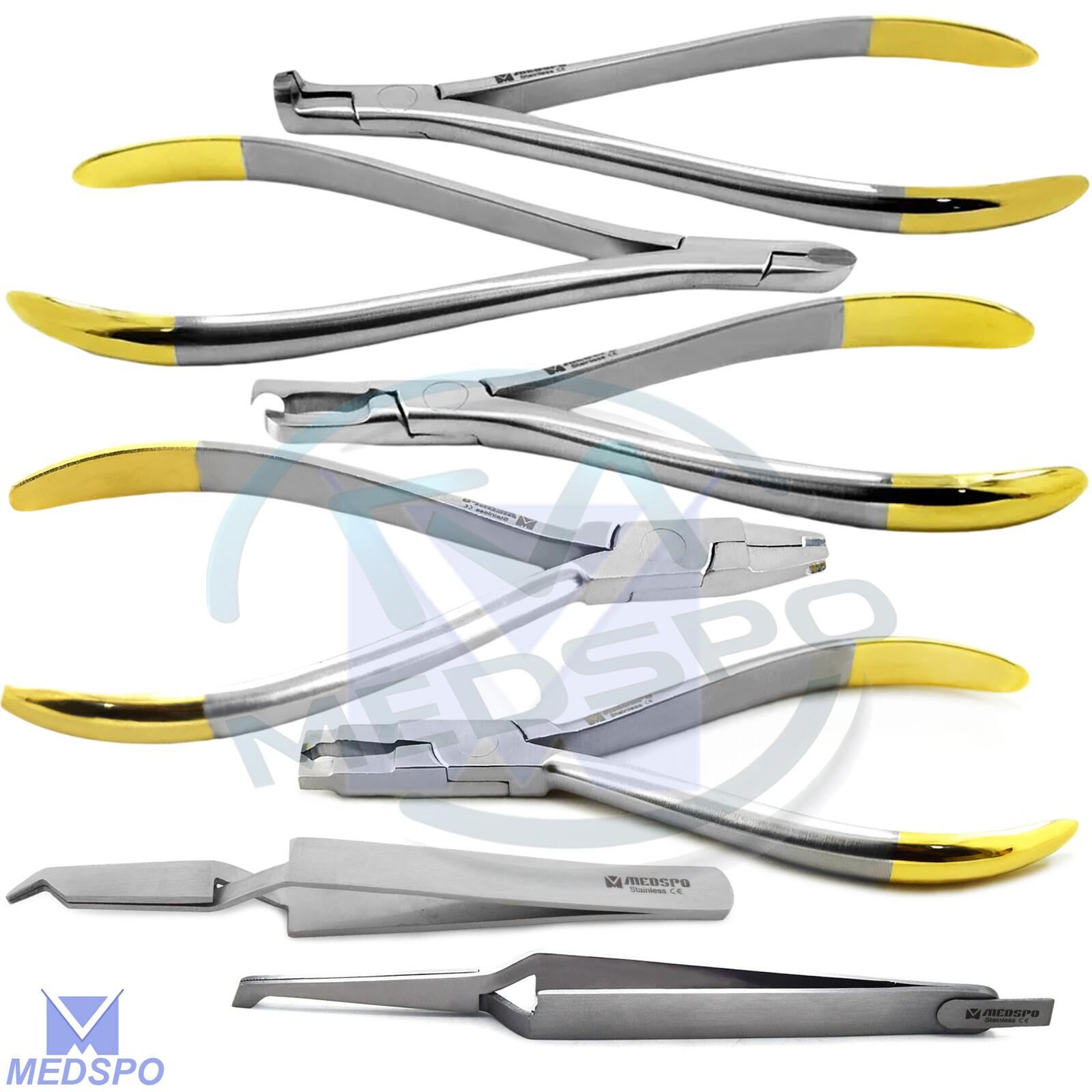Orthodontic Cutting Bracket Removal Plier Ortho Braces Pin Ligatures Instruments