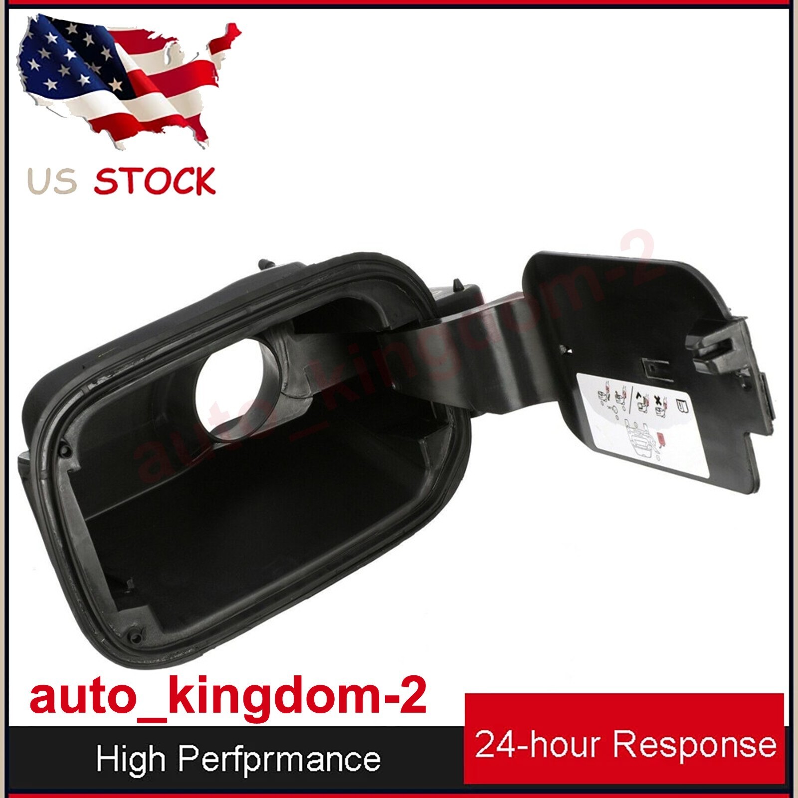 Fuel Filler Gas Door Housing Kit For Dodge Durango 2014-2020 Replaces 68161542AJ