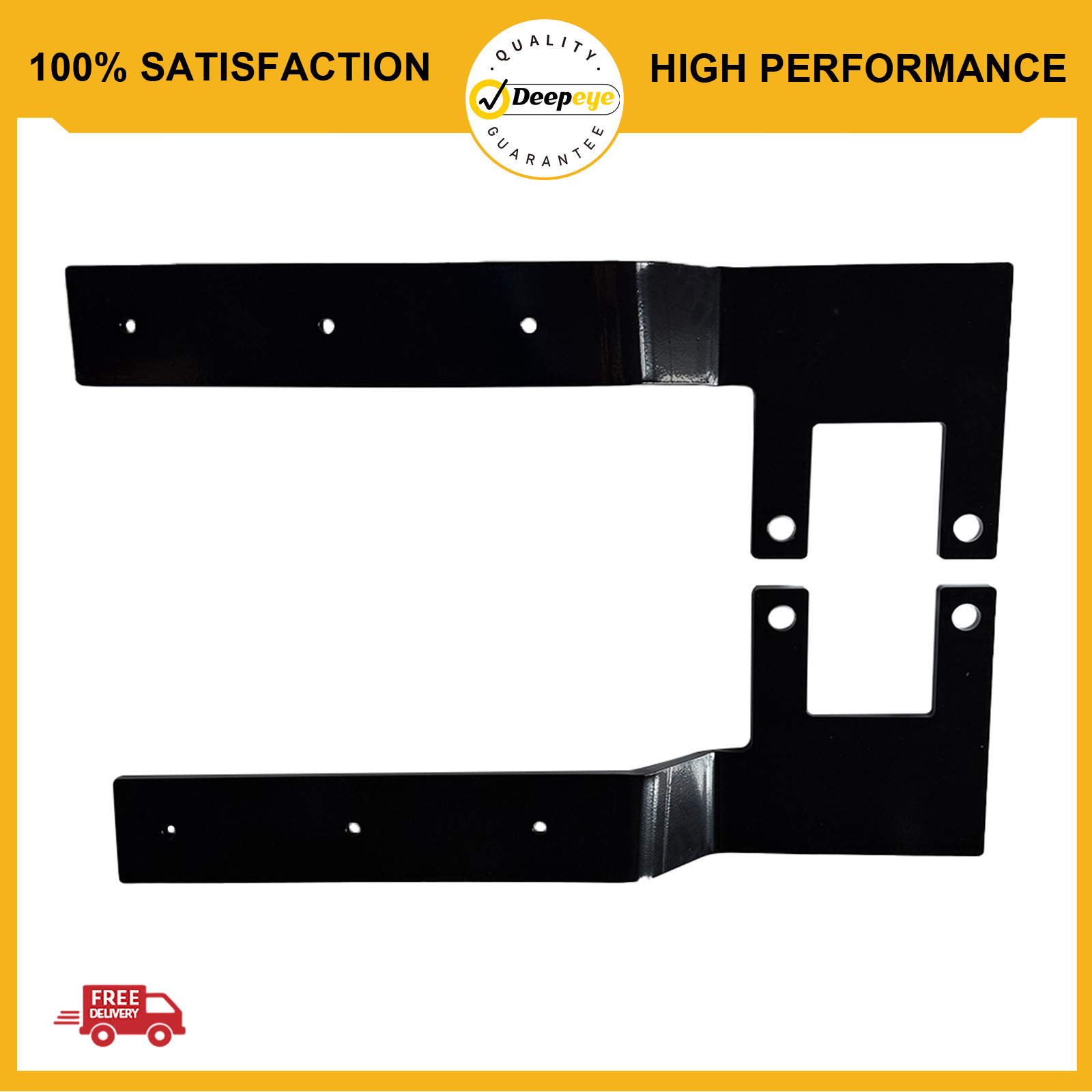 Shift Blind Mount Front Brackets Stainless Half Fenders Peterbilt Low Air Leaf