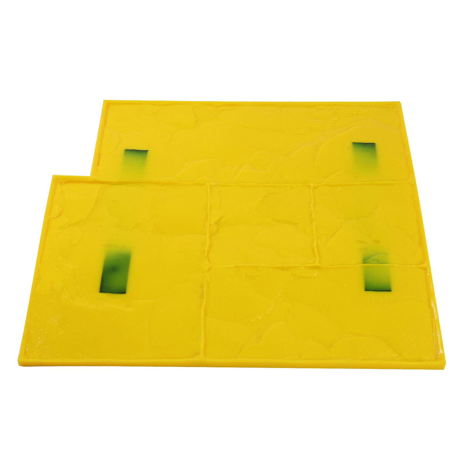 4Pcs Concrete Texturing Stamping Floor Cement Stamps Mold Mats Sets 24*24 Inch