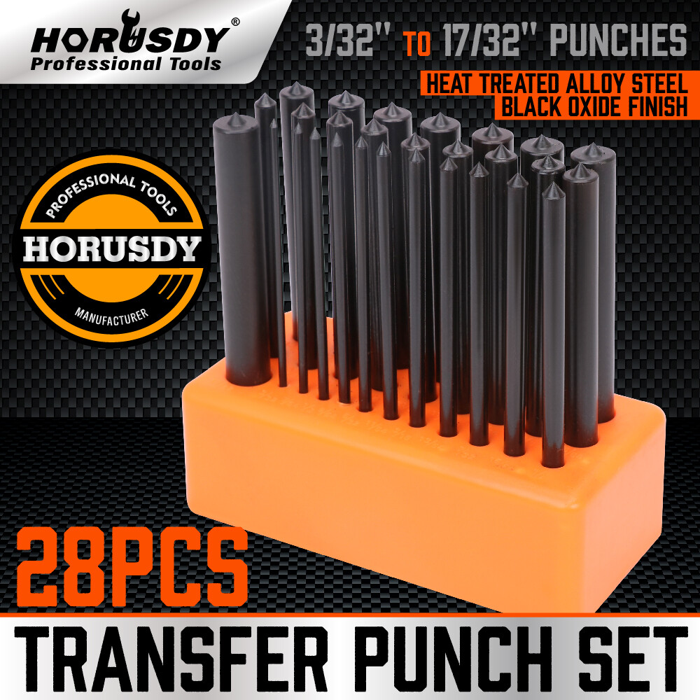 28 Pcs Transfer Punch Set Machinist Tools Punches Steel Machinist Thread Tool