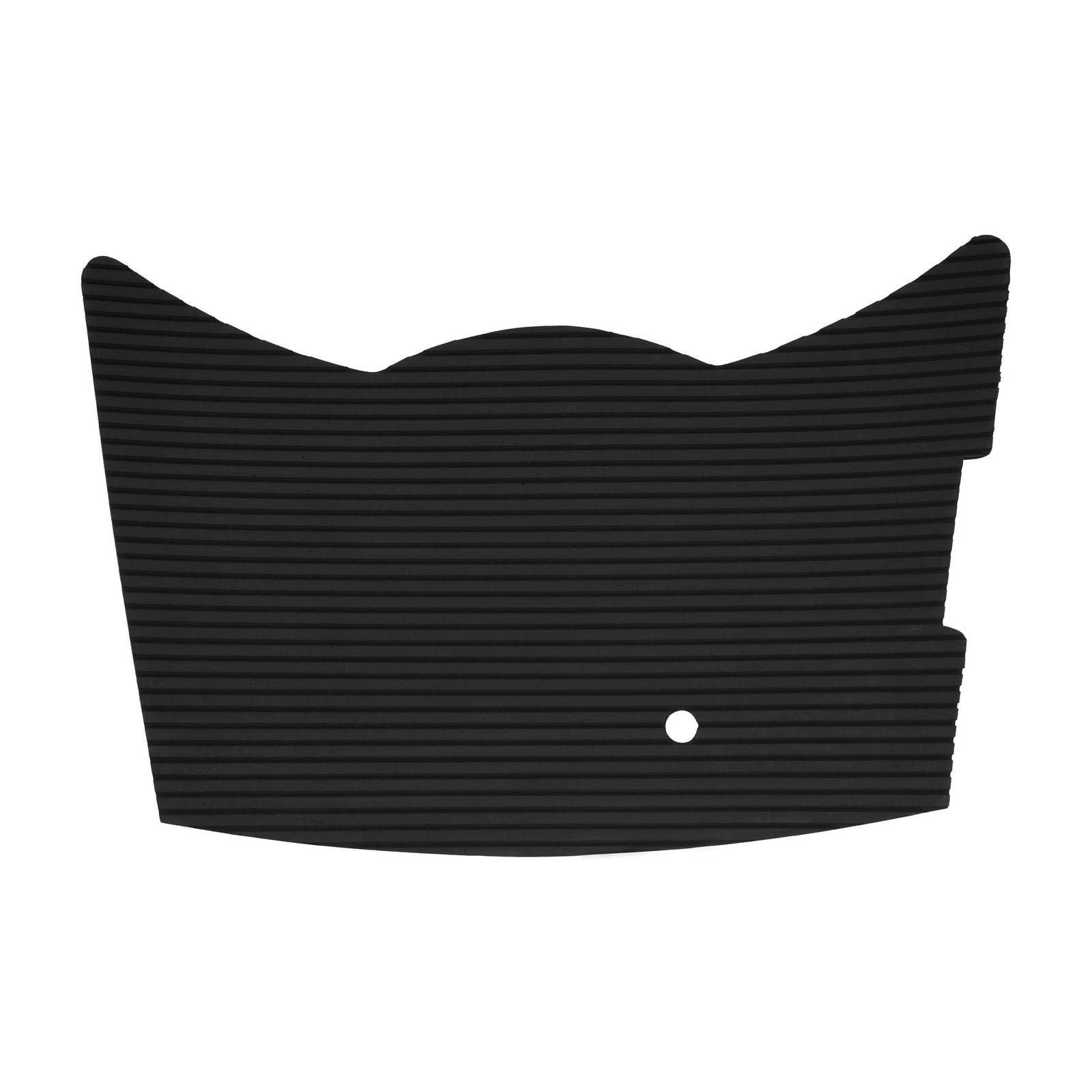 Black Plastic EVA Traction Mats Foot Pads For Yamaha VX VX1100 Cruiser 2005-2009