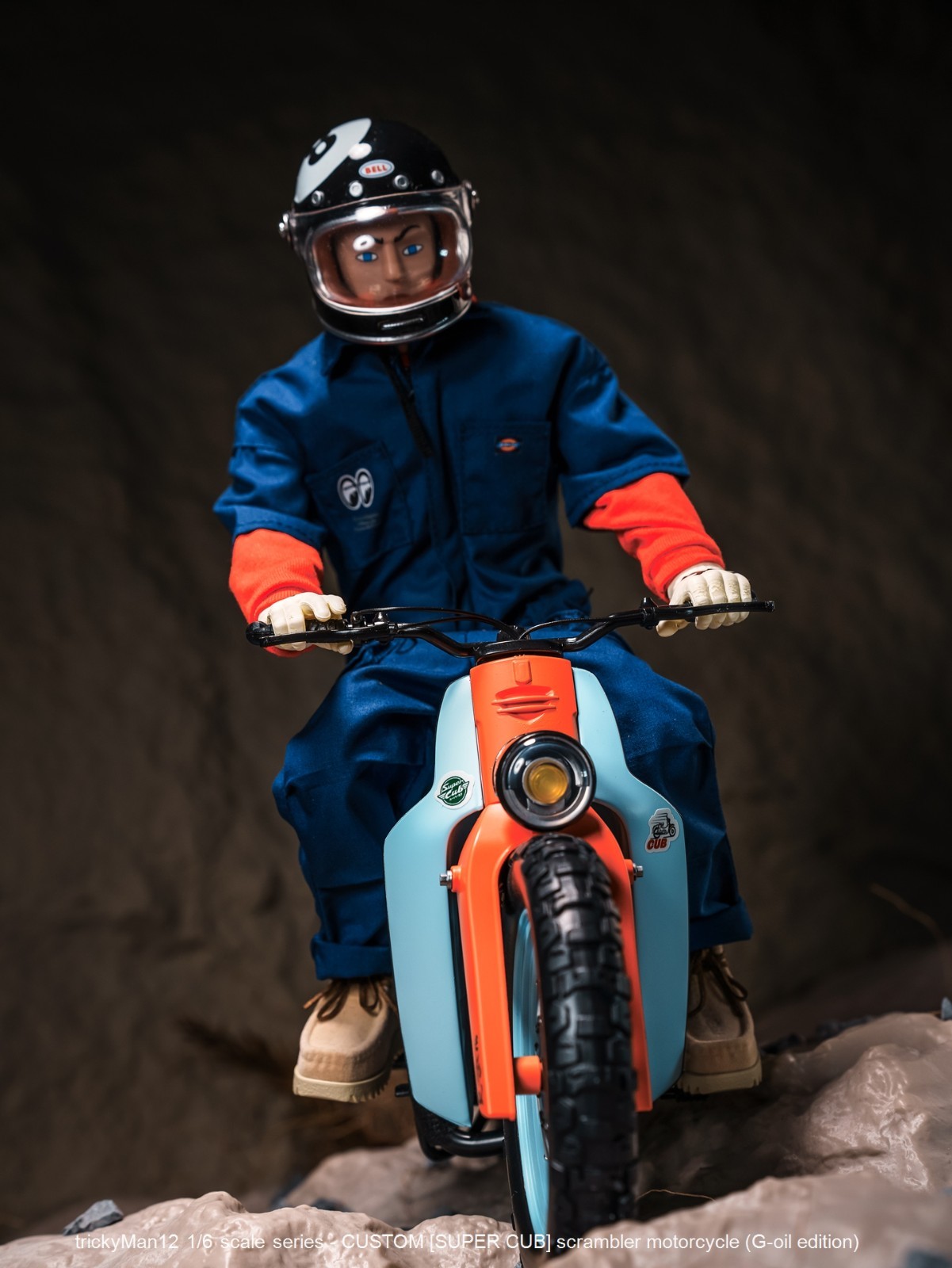 trickyMan12 1/6 [SUPER CUB] scrambler motorcycle CULF2