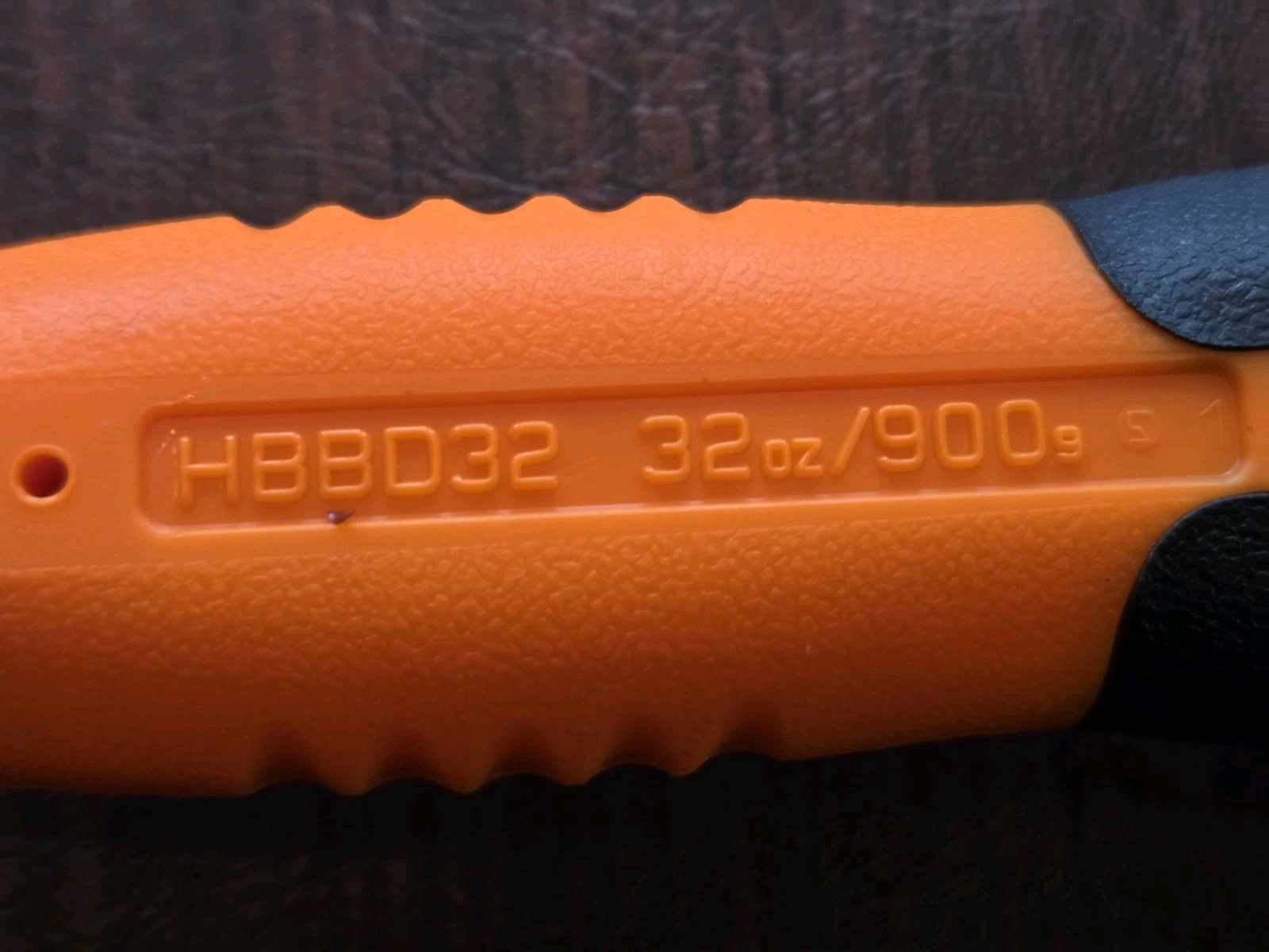 NEW Snap On Tools USA ORANGE HBBD32 32 Ounce Dead Blow Ball Peen Hammer