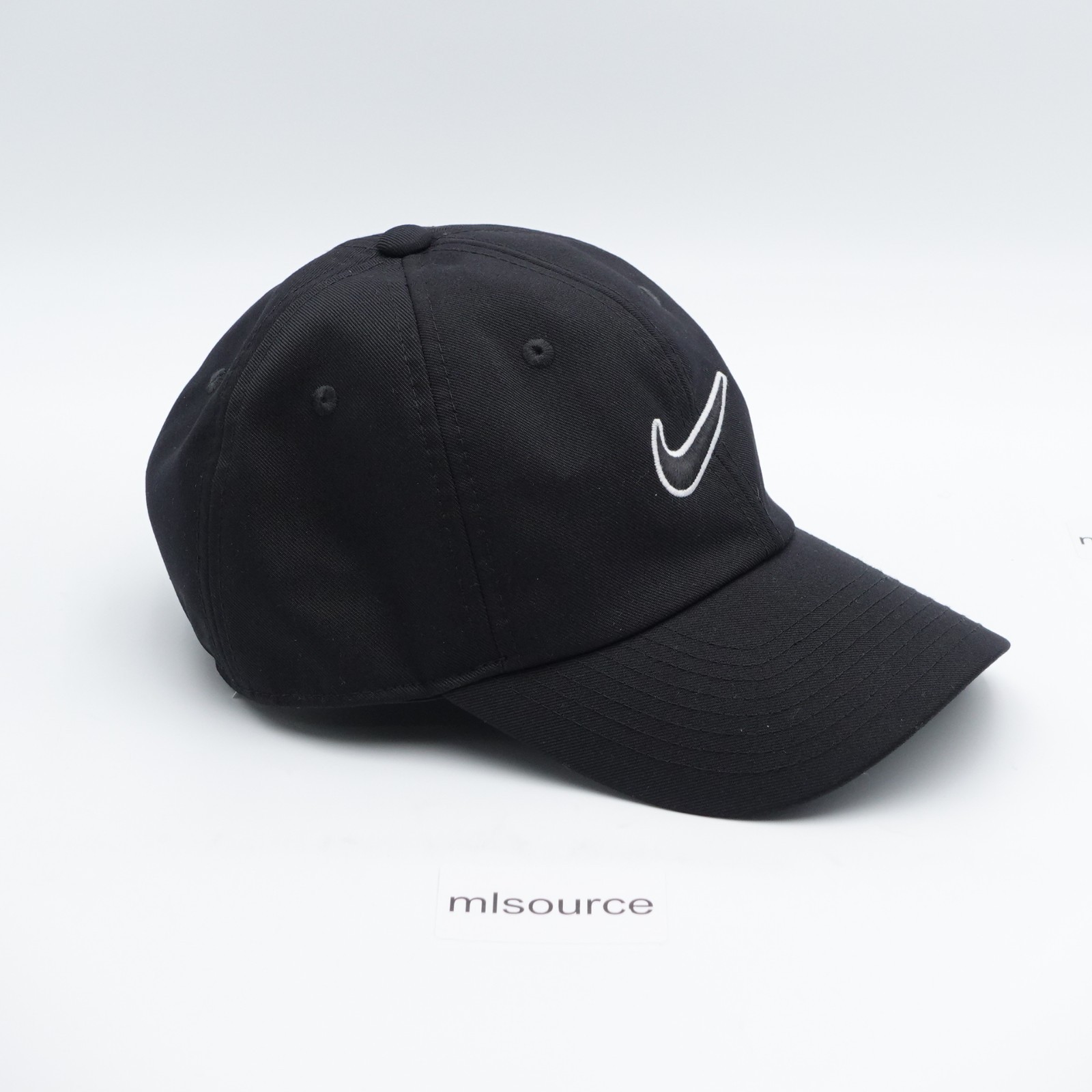 Nike Club Swoosh Unstructured Strapback Hat Cap Unisex Adult Size S/M FB5369-010