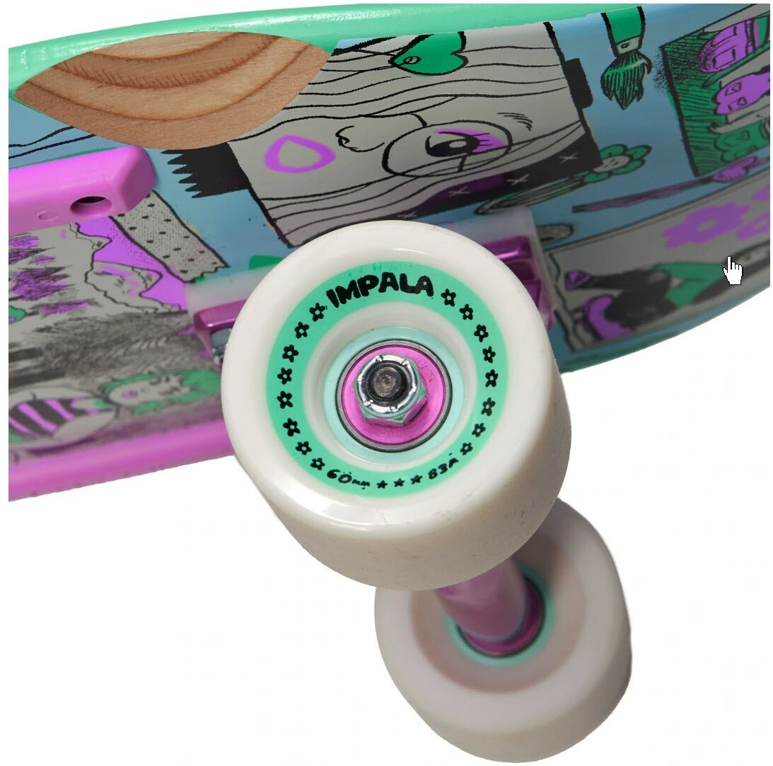 Impala Hera 31.5" Cruiser Mel Stringer LIMITED EDITION Skateboard Complete New!