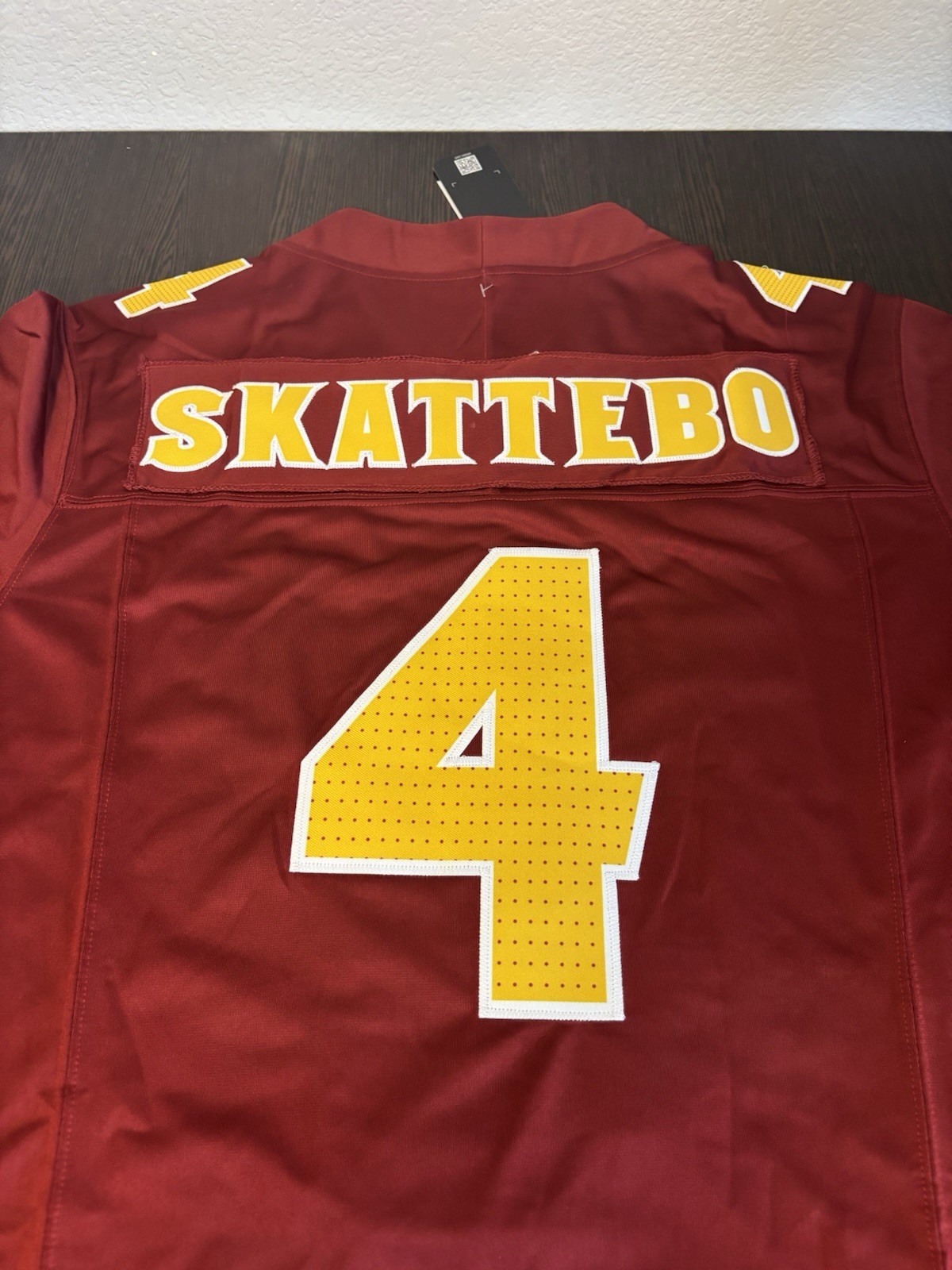 ASU Cam Skattebo Jersey W/Peach Bowl Patch! Fast Shipping !