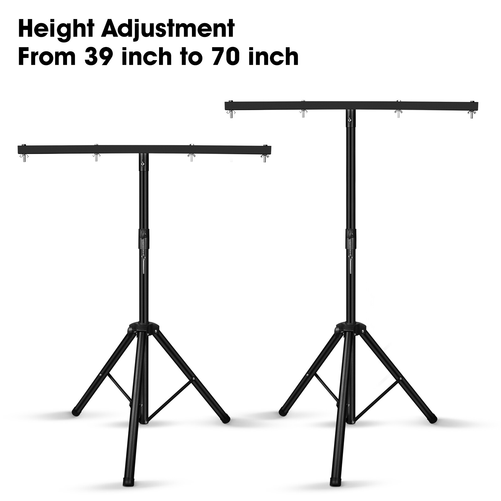 Pro Audio Universal Par Can Light Tripod Stand & T Bar Show DJ Disco Light Stand