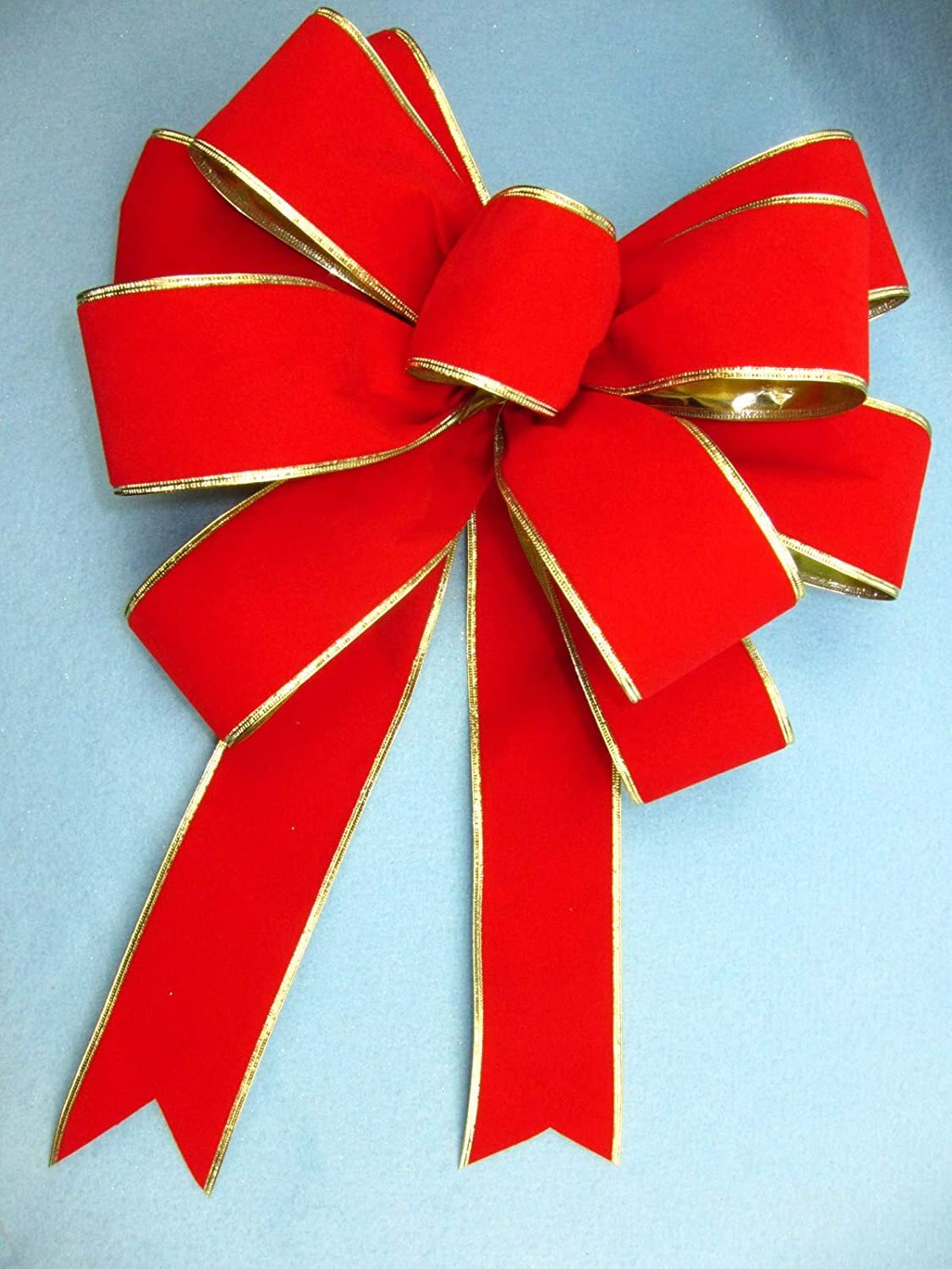 Large Custom Hand Bow Maker 3 Ribbon for Holiday Christmas Wreaths Tree Topper