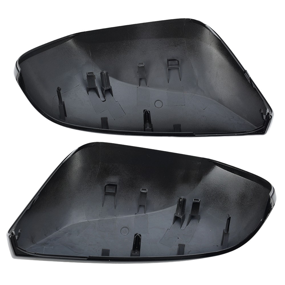 Pair Left&Right Side Mirror Cover Cap for 2018-2024 Toyota Camry Gloss Black