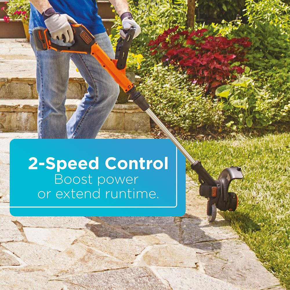 BLACK+DECKER 20V Max Lithium Easyfeedstring Trimmer/Edger - LSTE523