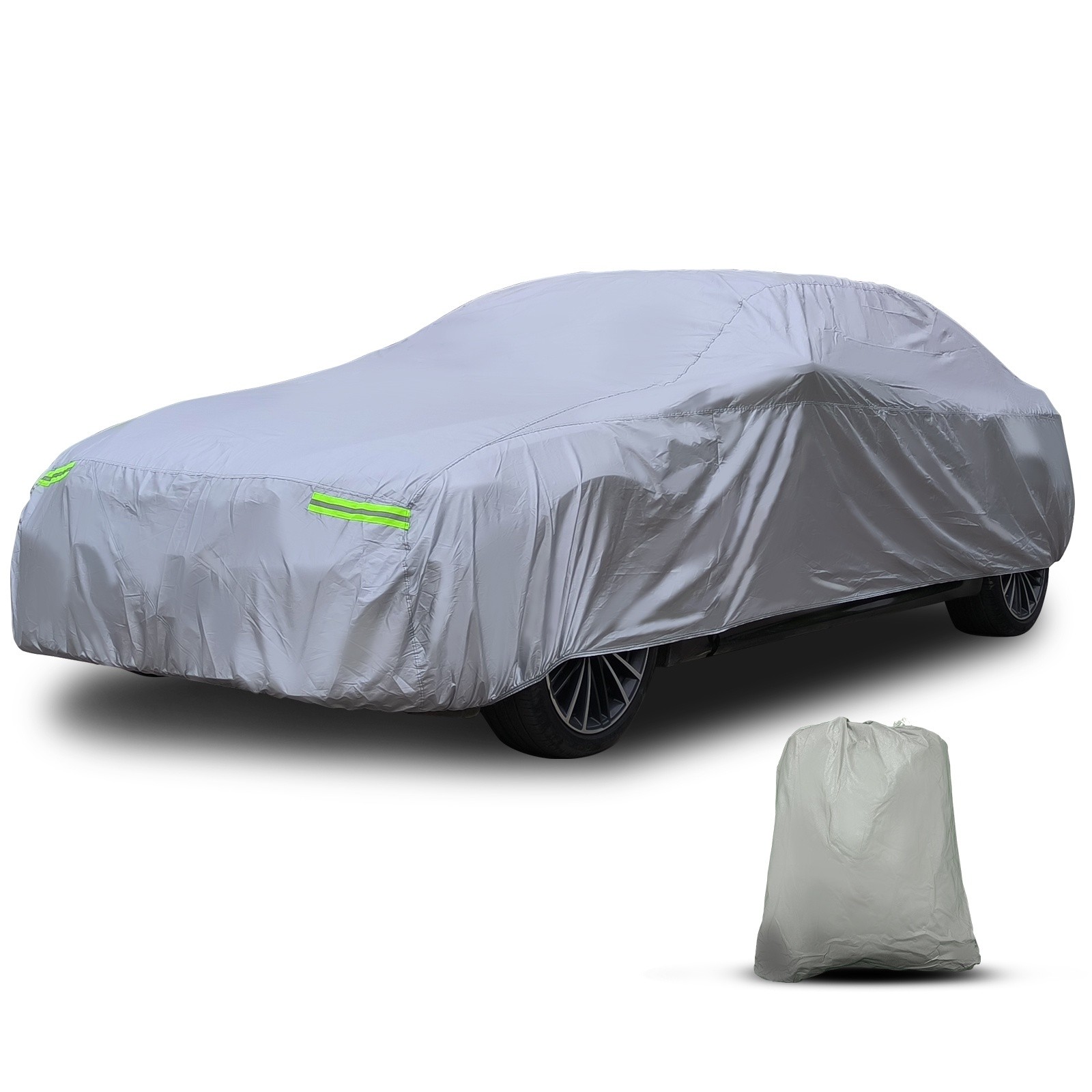 Full Car Cover Waterproof Anti-UV Rain Snow All Weather Protection Anti Scratch