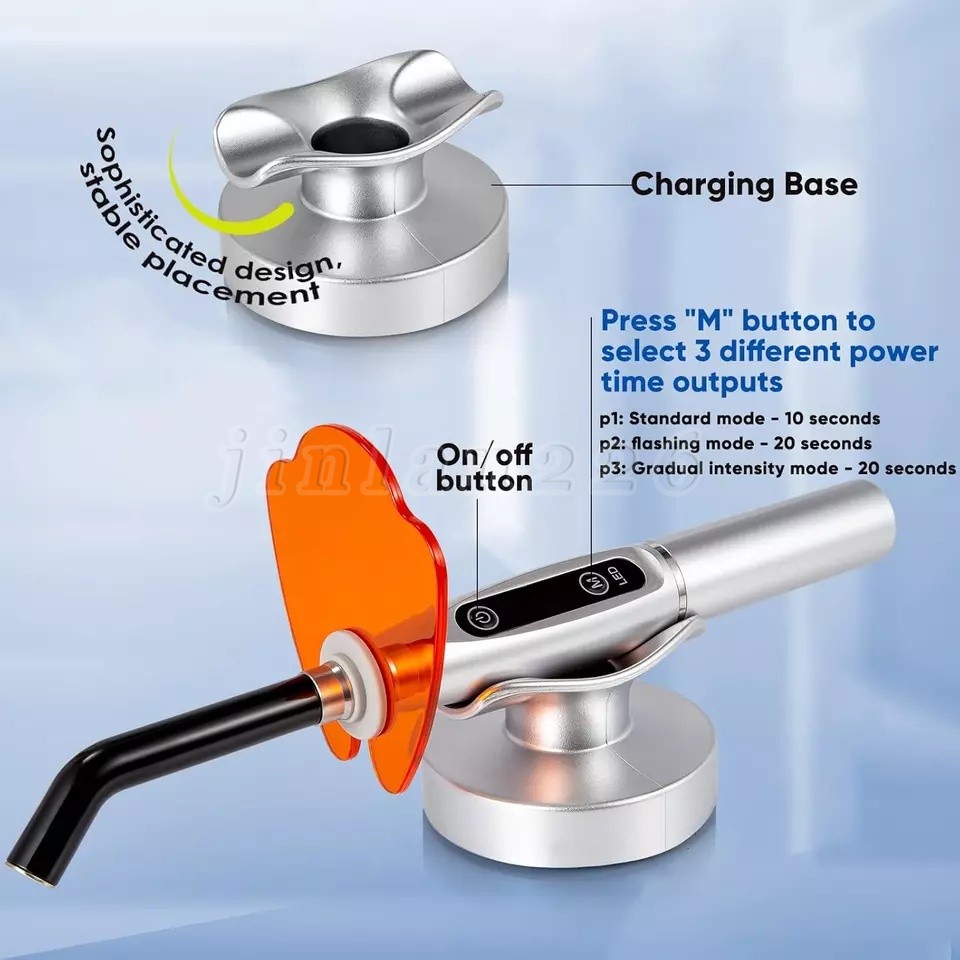 Lots Wireless Cordless LED Cure Curing Light Lamp 2000mw 5W Tool Resin