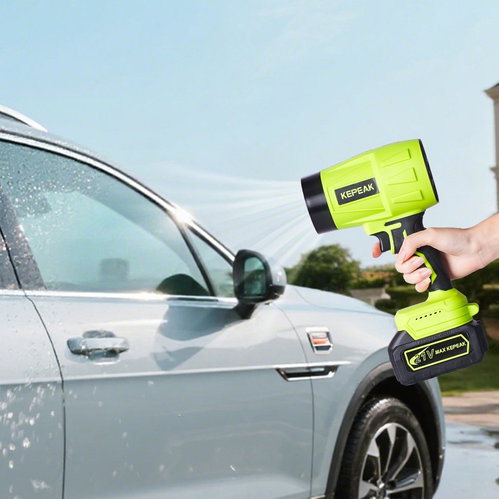 40000RPM Electric Air Duster Cordless Jet Dry Blower Portable Handheld Turbo Fan