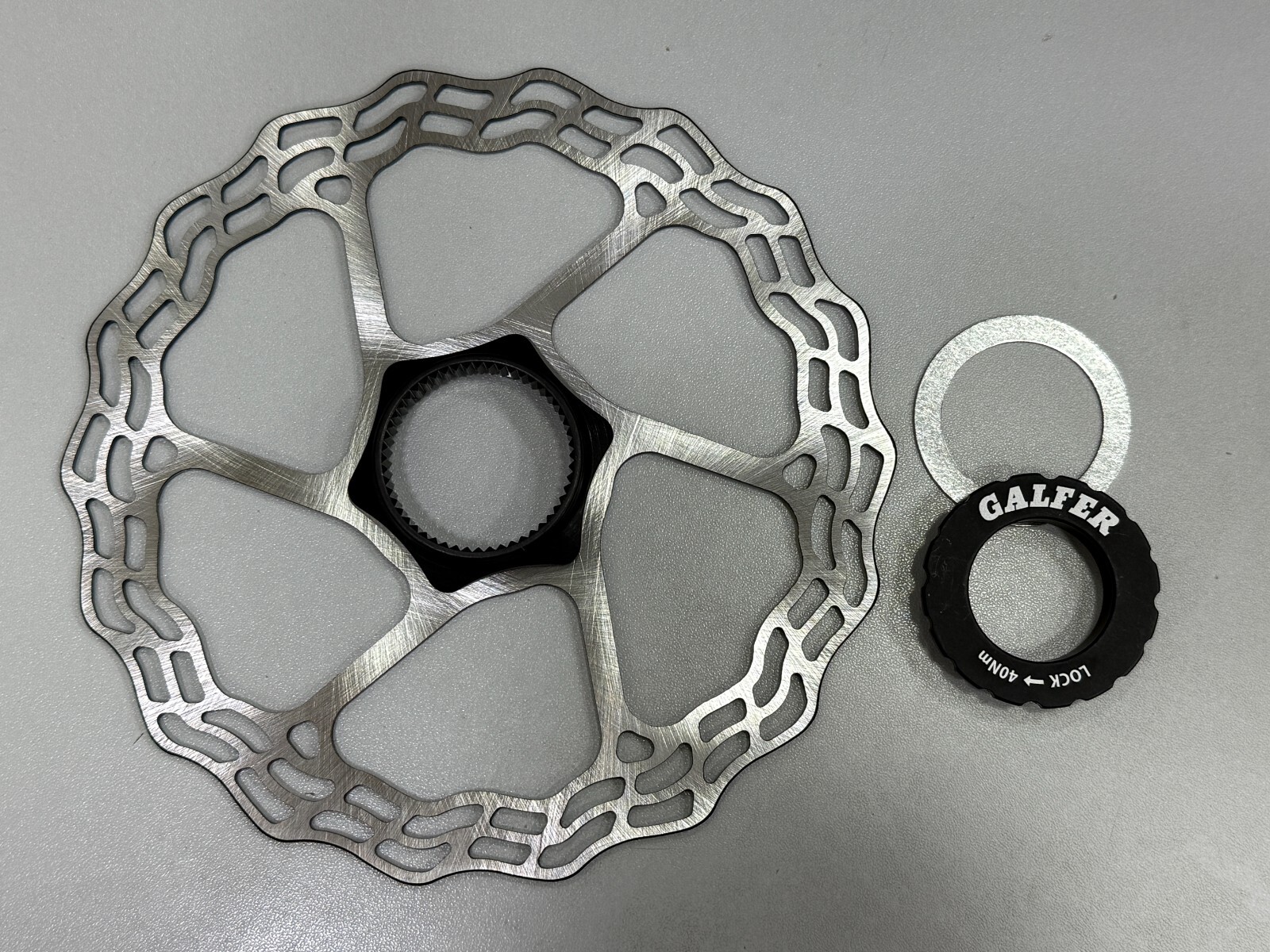 Galfer Wave Fixed Centerlock Disc Brake Rotor (140/160/180mm x1.8mm) Road/Gravel