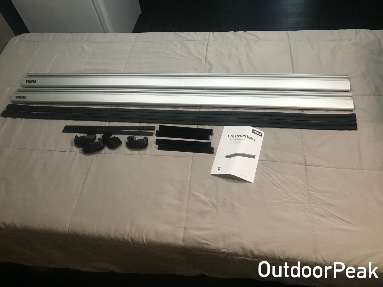 Thule Wingbar Evo 150 cm (60" in) Silver 711500 (2 Pack)_ Free 1-3 Week Shipping