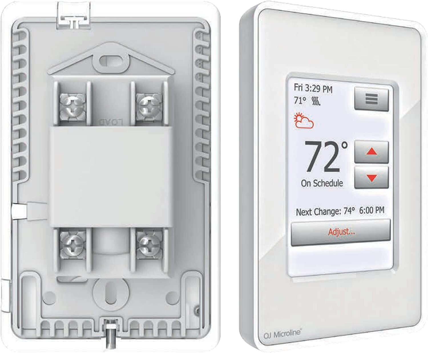 OJ Microline UDG4-4999 Programmable Floor Heating Thermostat with Class A GFCI