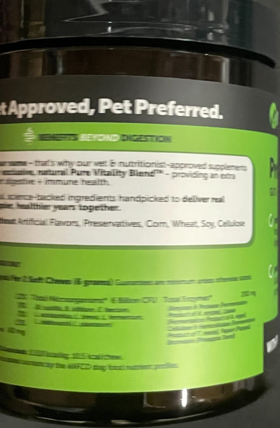Pet Honesty Probiotics for Dogs 90 All-Natural Dog Chews PUMPKIN FLAVOR PH3