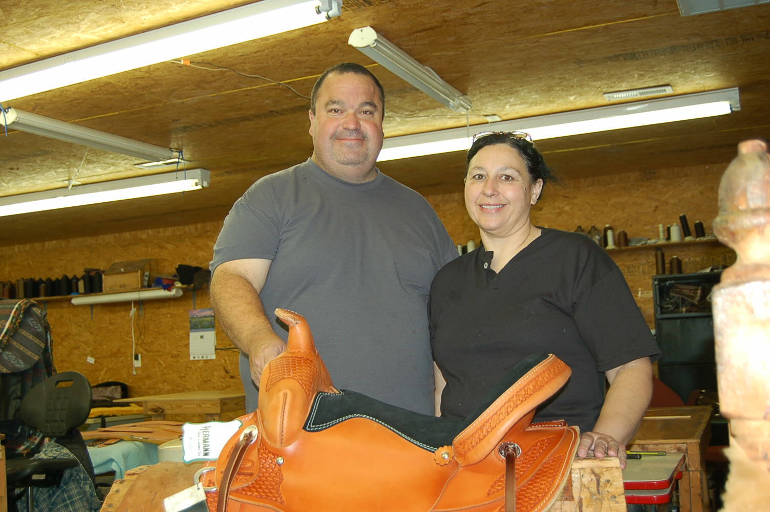 LEATHER BAREBACK ADULT SADDLE PAD by RIDERS CHOICE~ GRAY