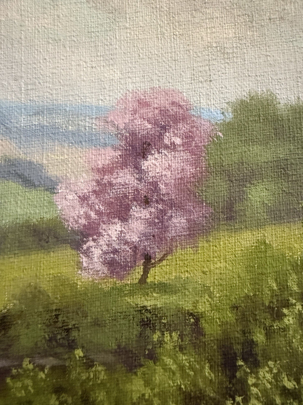 Circa 1920 Oil Painting L Sperman Listed American 20th Century