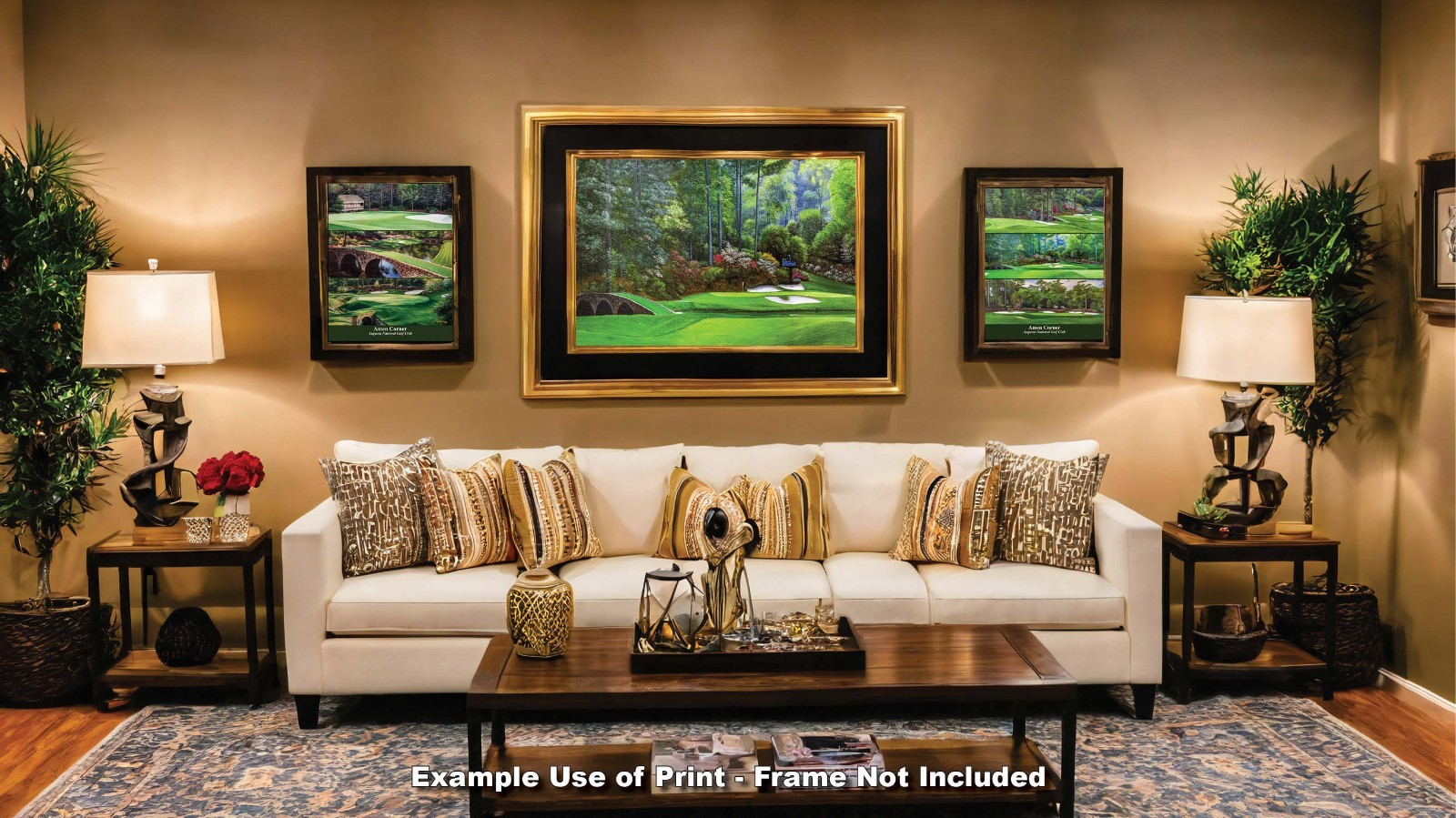 Augusta National Golf Hole 12 Golden Bell Masters Amen Corner PGA Art Print Ri4