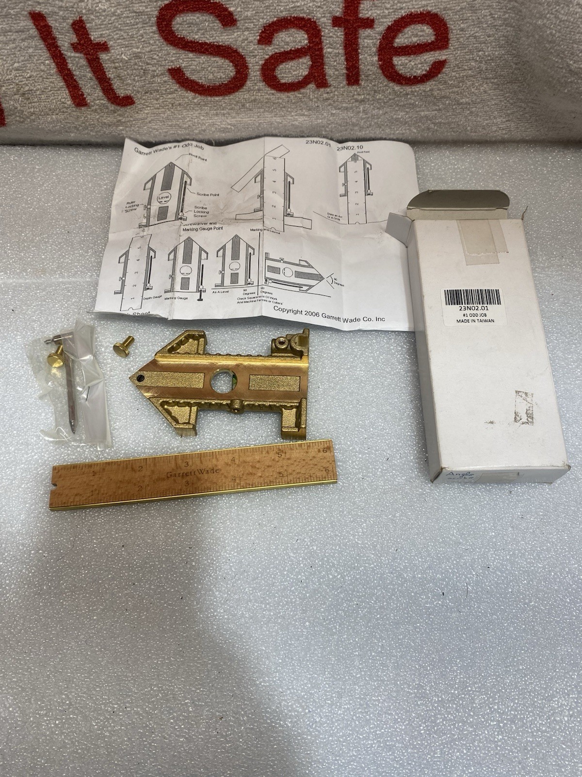 Vintage Garrett Wade Odd Job with 6" Rule