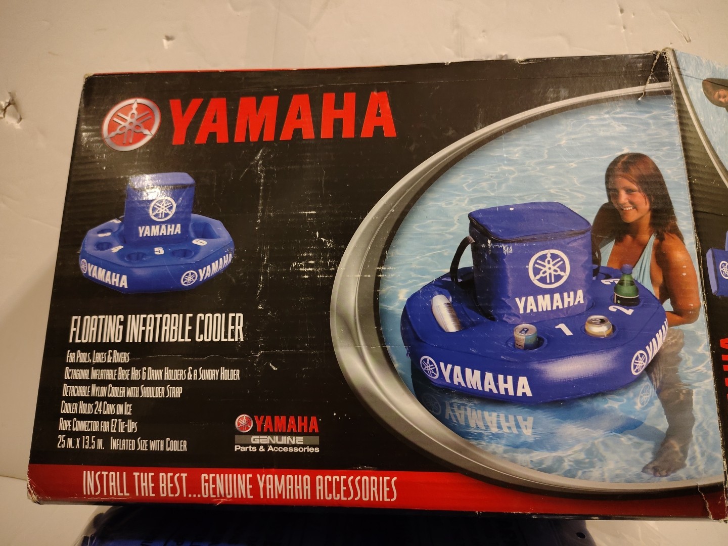 Yamaha Floating Inflatable Cooler PWC Waverunner Watercraft MAR-FLTCL-ER-06 New