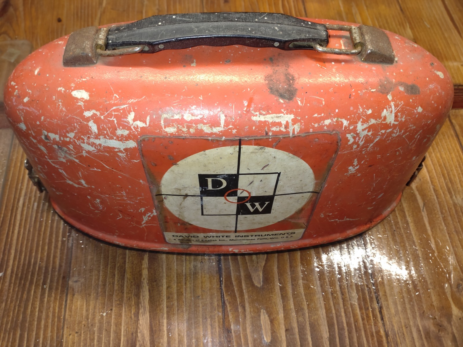 Vintage Meridian 8090 Transit Level & Case David White Realist Tested Working