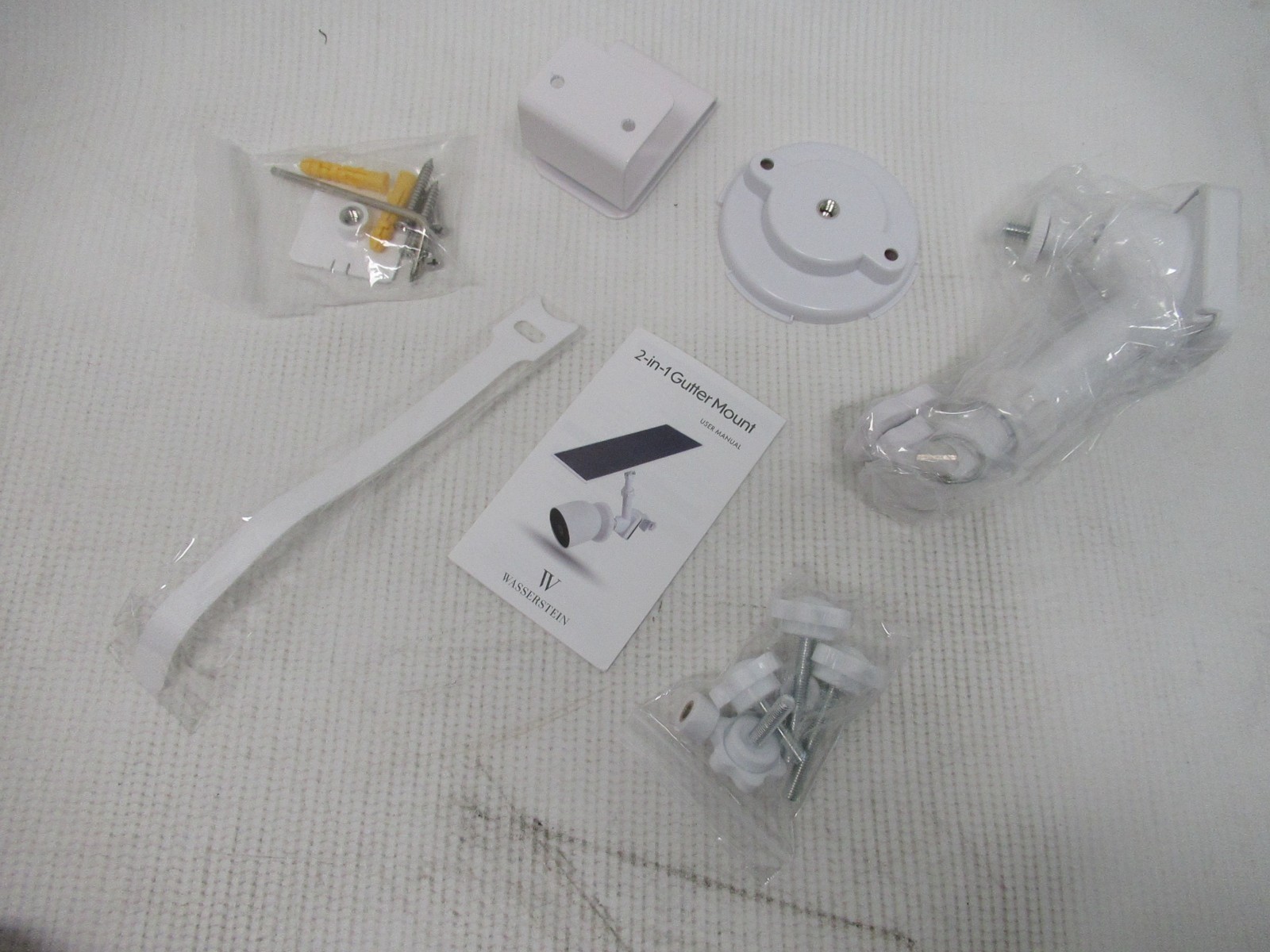 Wasserstein 2-in-1 Gutter Mount for Camera and Solar -Google Nest Cam (Battery)