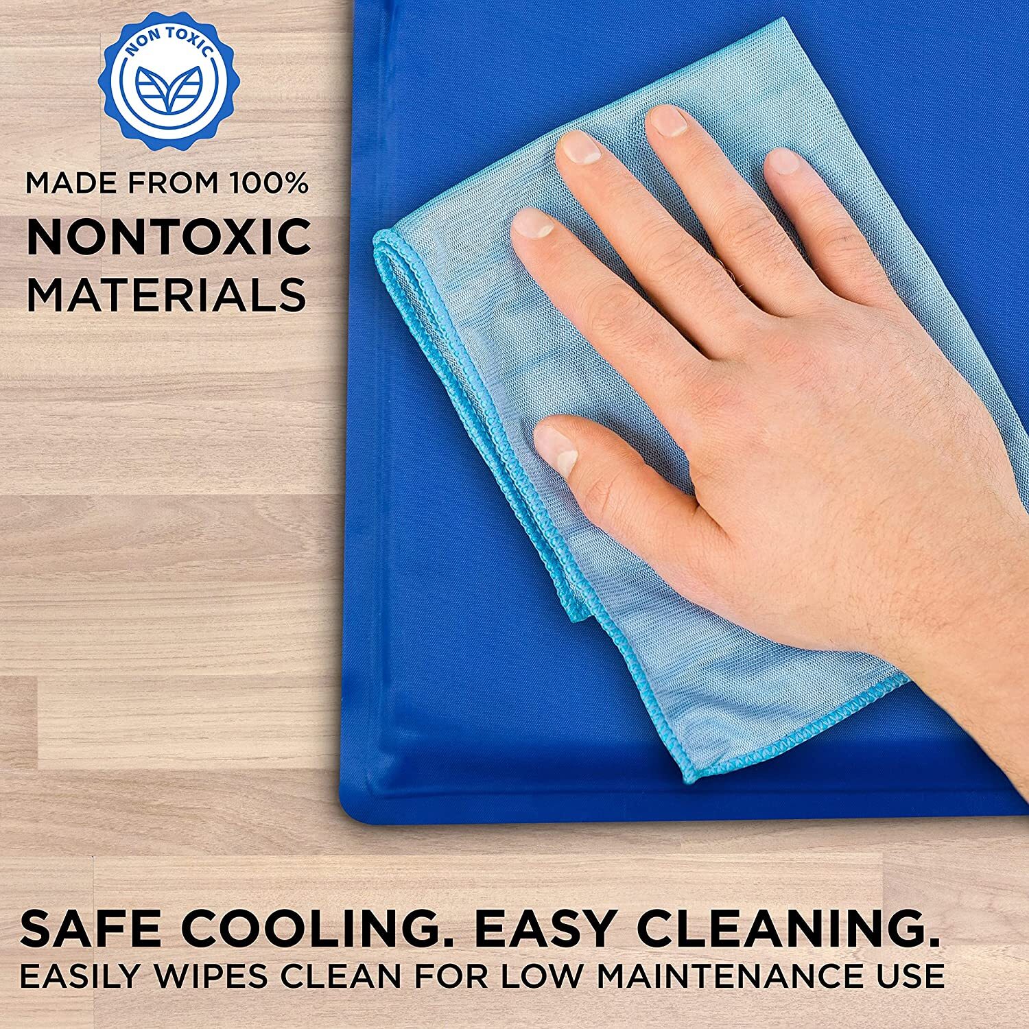 Arf Pets Dog & Cat Self Cooling Mat Pad for Kennels, Crates & Beds 31x37"