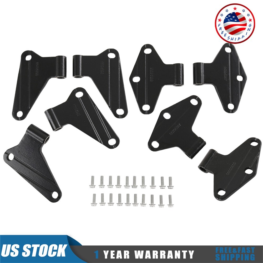 NEW Heavy-duty Body Door Hinge Bracket 2 Door Set For Jeep Wrangler JK 2007-18