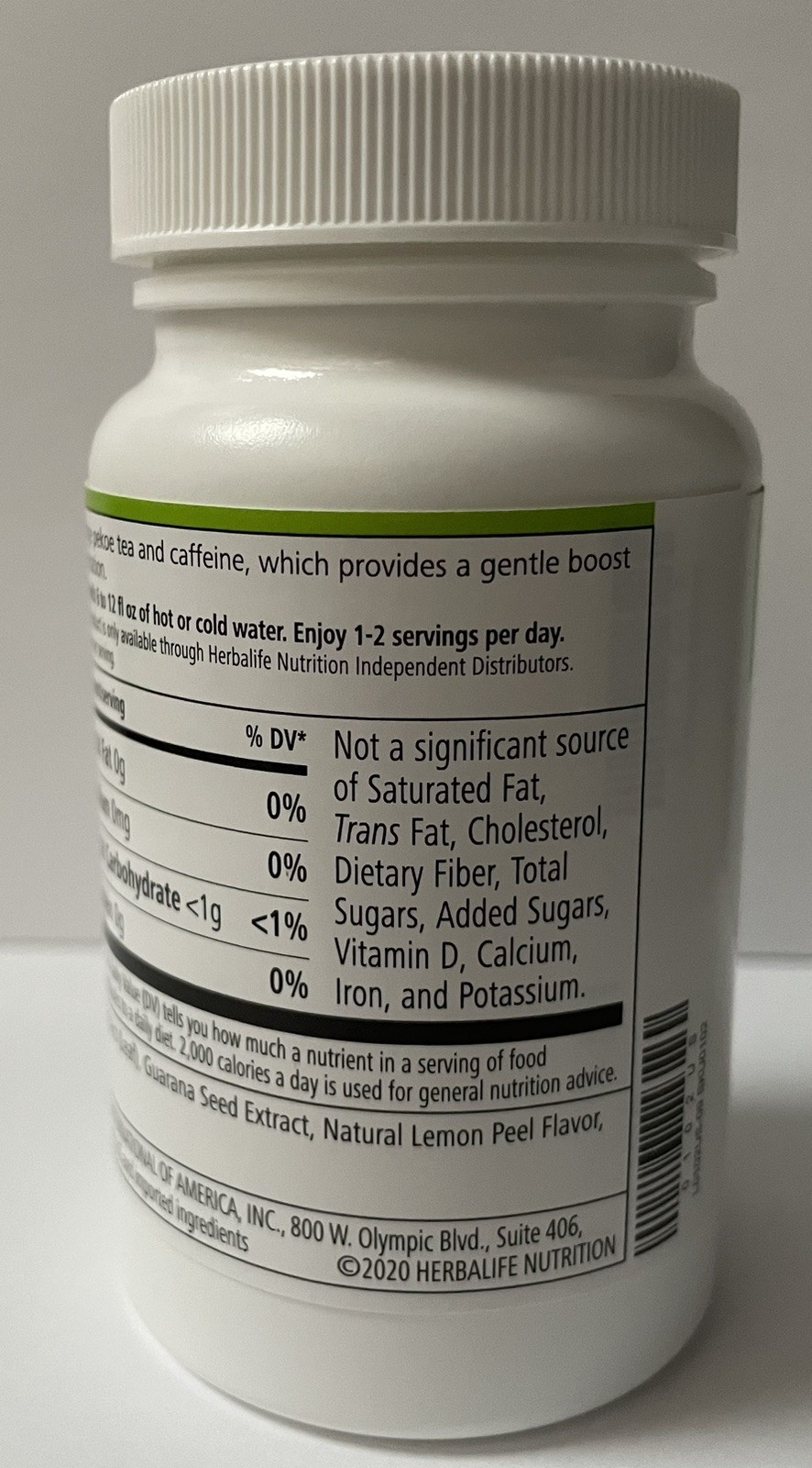 Herbalife NRG Tea 2.1 OZ,Nature’s Raw Guarana,Boosts The Feeling Of Energy