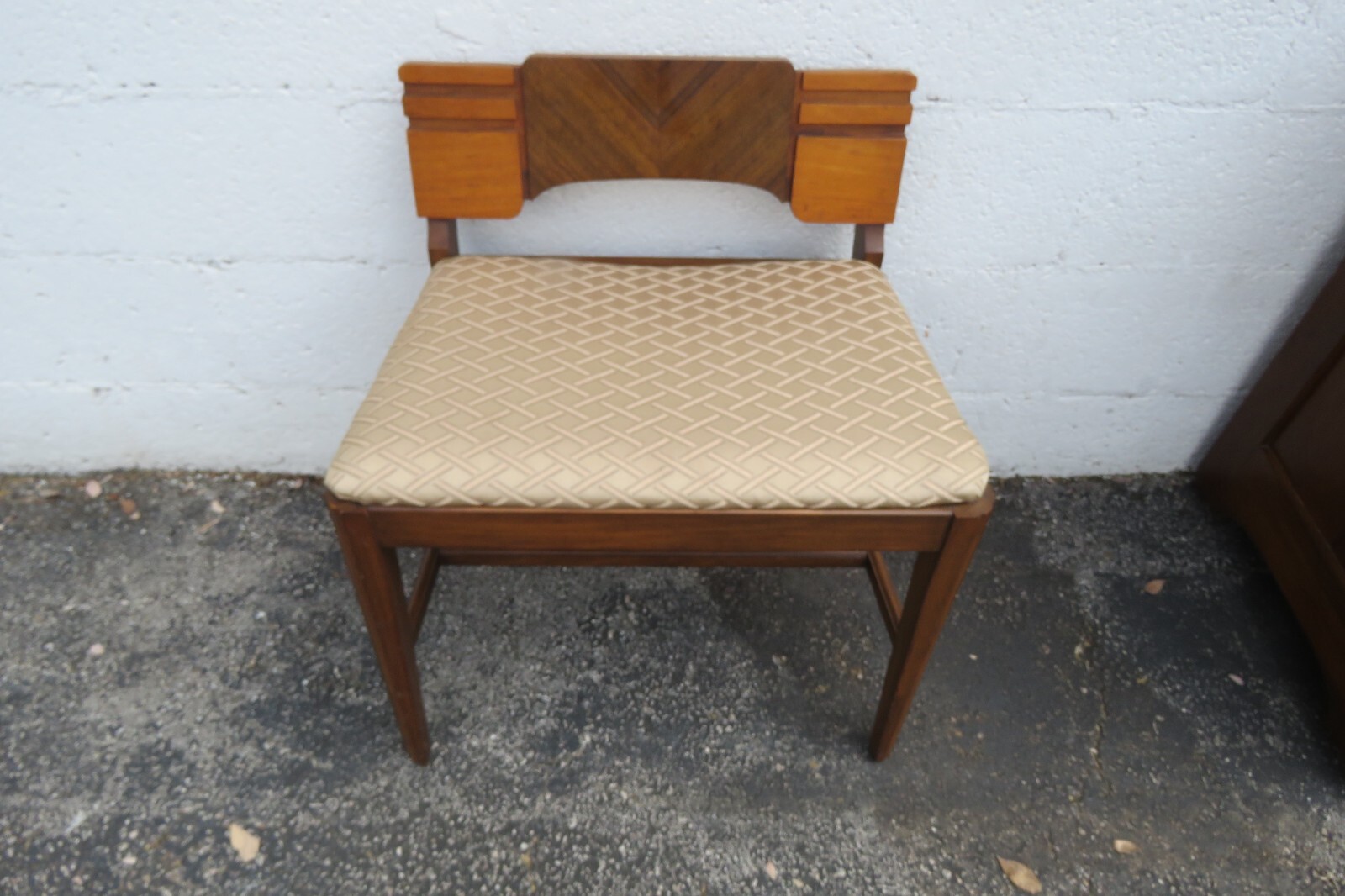 1920s Art Deco Vanity Makeup Table and Stool 5431