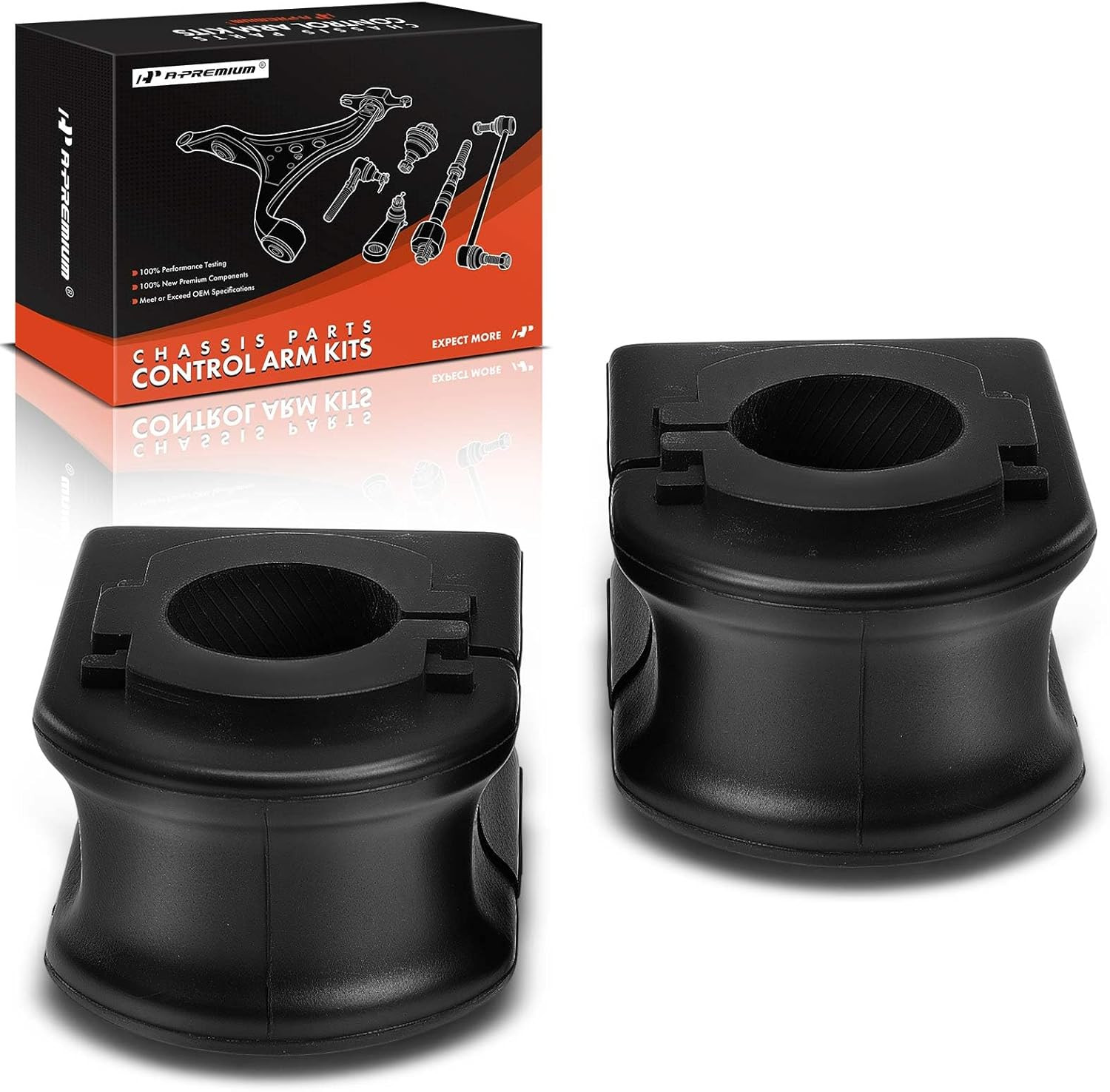 2 X Rear to Frame Suspension Stabilizer Bar Bushings Sway Bar Bushings, Compatib