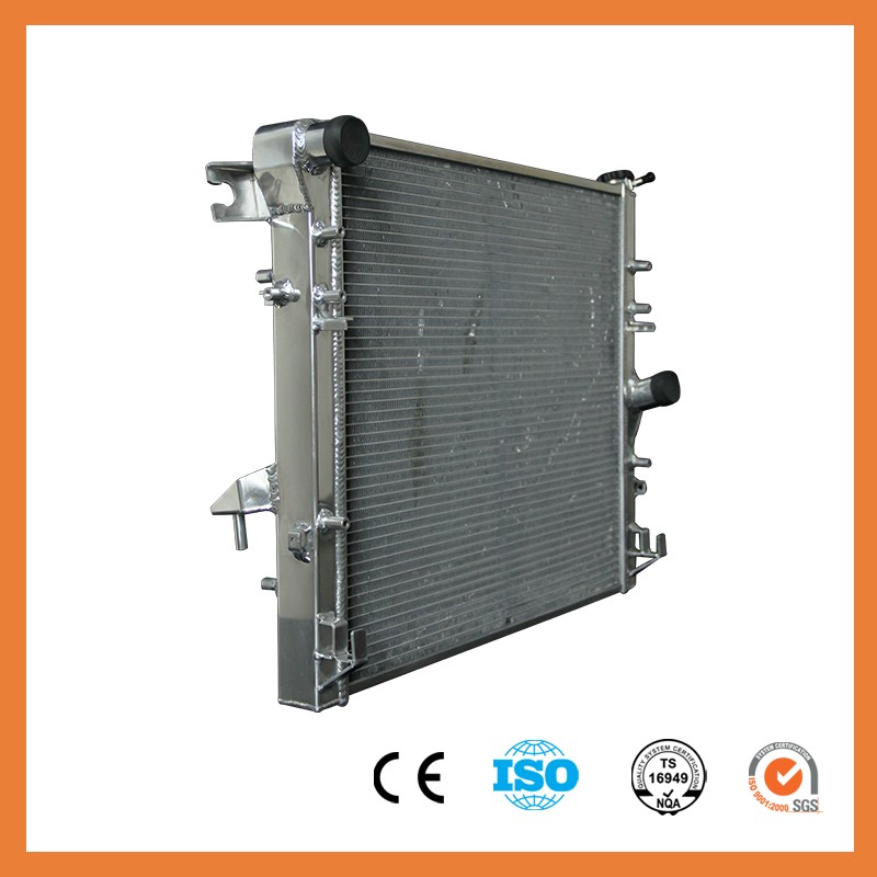 CU2957 Aluminum Radiator For 2007-2018 Jeep Wrangler JK 3.6 3.8 V6 2Rows MT