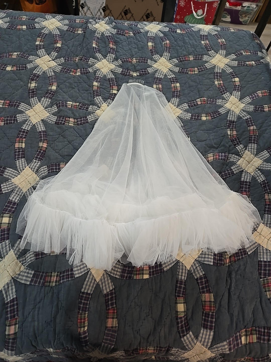 BHLDN Society James Stephanie Ruffled Veil