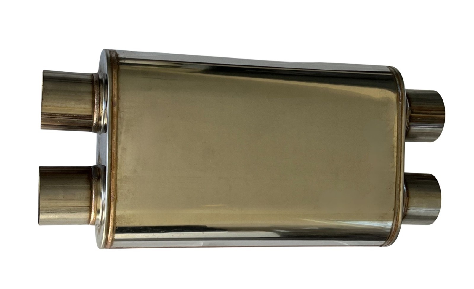 Performance Muffler 2.5" Dual \ 2.5" Dual Body Length 14" Crossover X SS