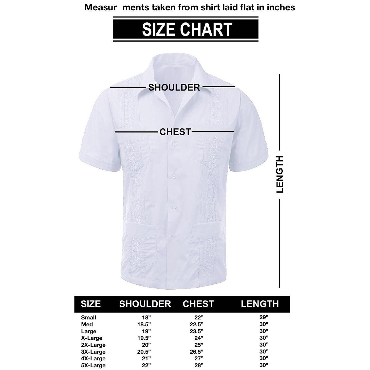 Guayabera Men's Cuban Beach Wedding Short Sleeve Dress Shirt