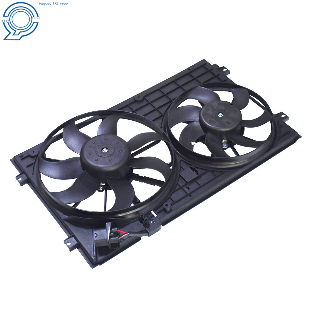 Radiator Cooling Fan Assembly for Volkswagen Golf Jetta Rabbit Beetle 2.0L 2.5L