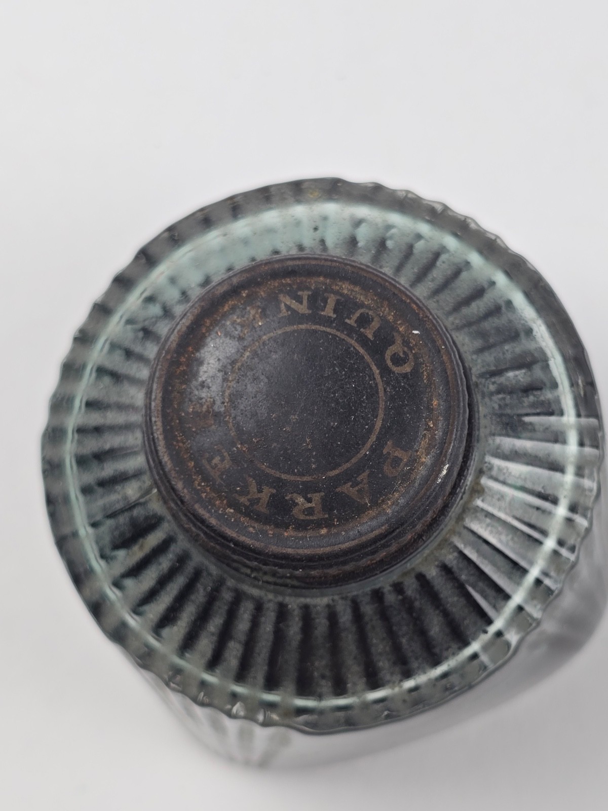 Vintage Parker Striated Vacumatic Fountain Pen Stand & Ink Well Bottle