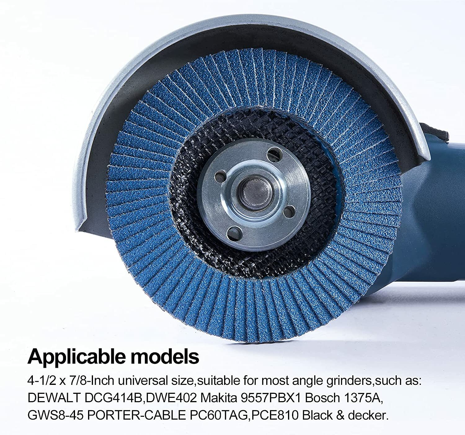 50x 4.5" 4-1/2 Zirconia Flap Grinding Wheels 120 Grit Angle Grinder Sanding Disc