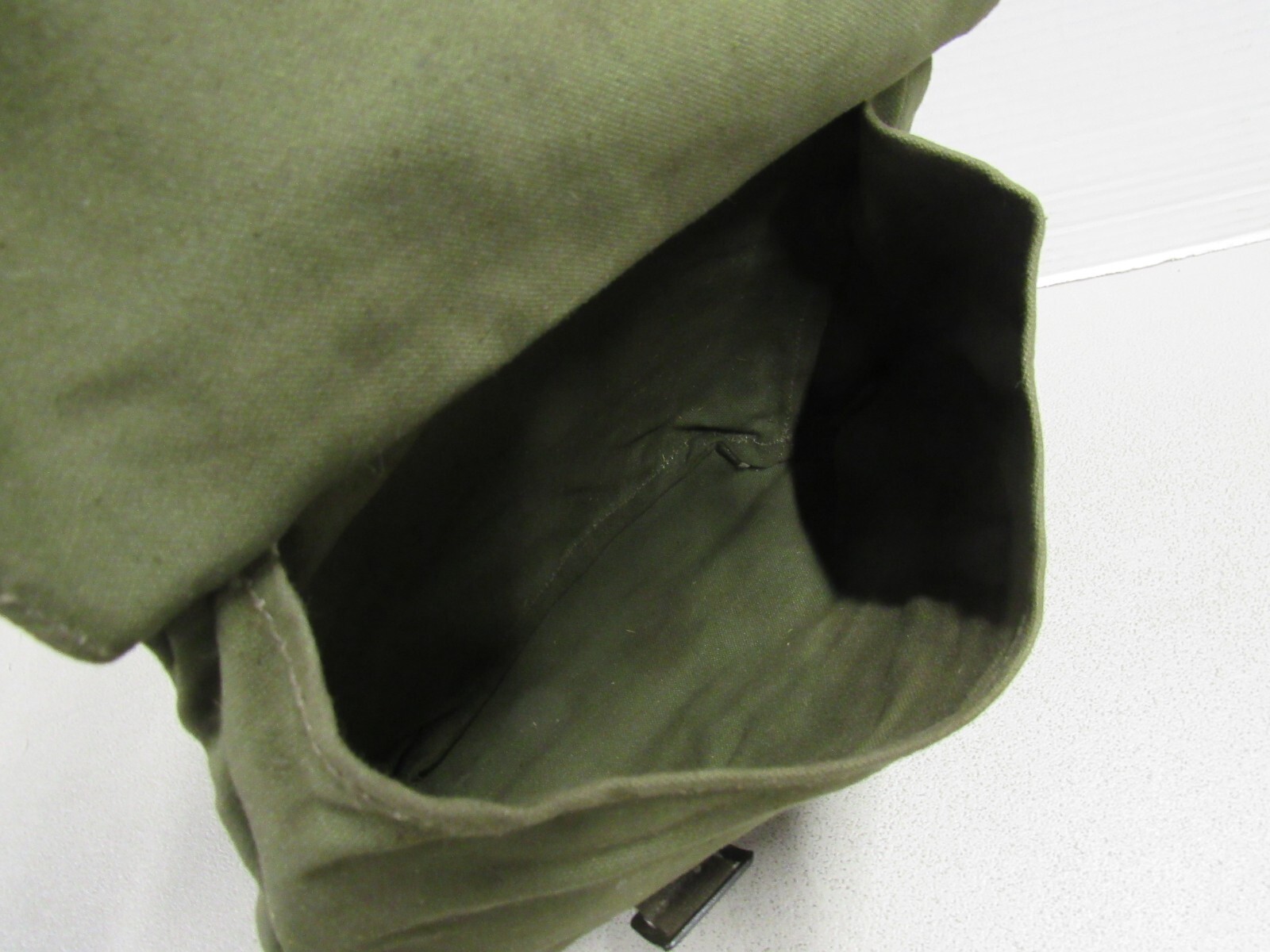 Dutch Military Web Gear Canvas Butt Pack Old Style Belt Hooks Hanger Netherlands