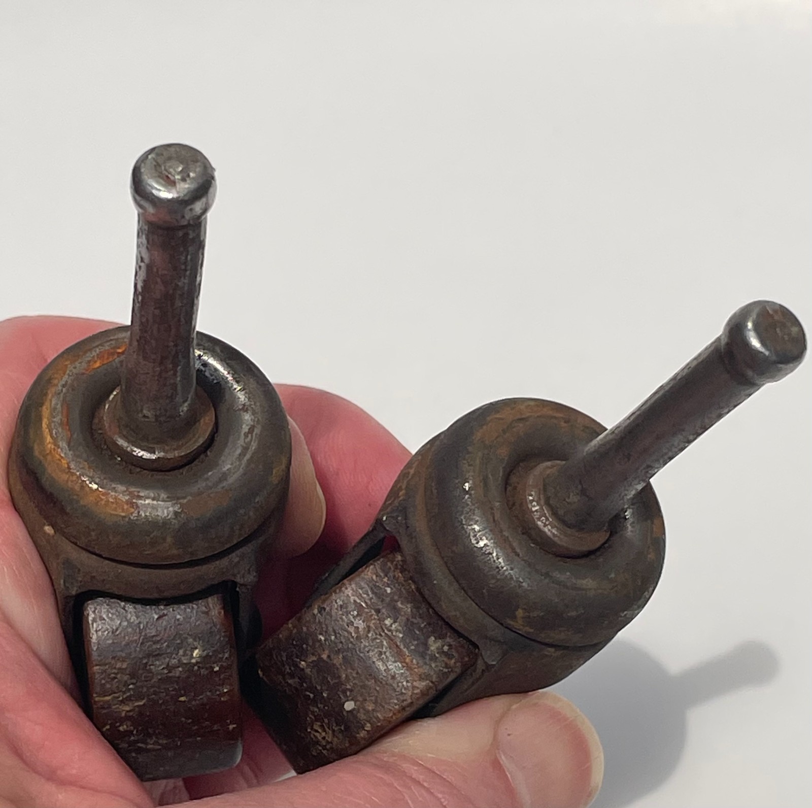 Vintage Original Furniture Casters Set of 4 with 1" Wood Wheels