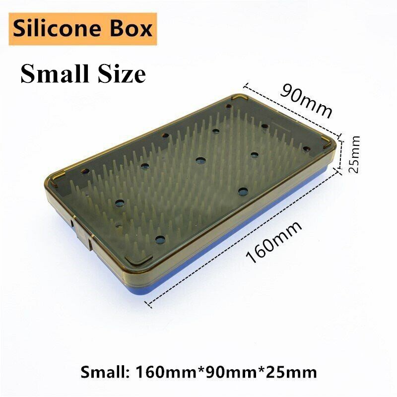 Sterilization Tray Disinfection Case Autoclavable Box for Surgery Instrument USA