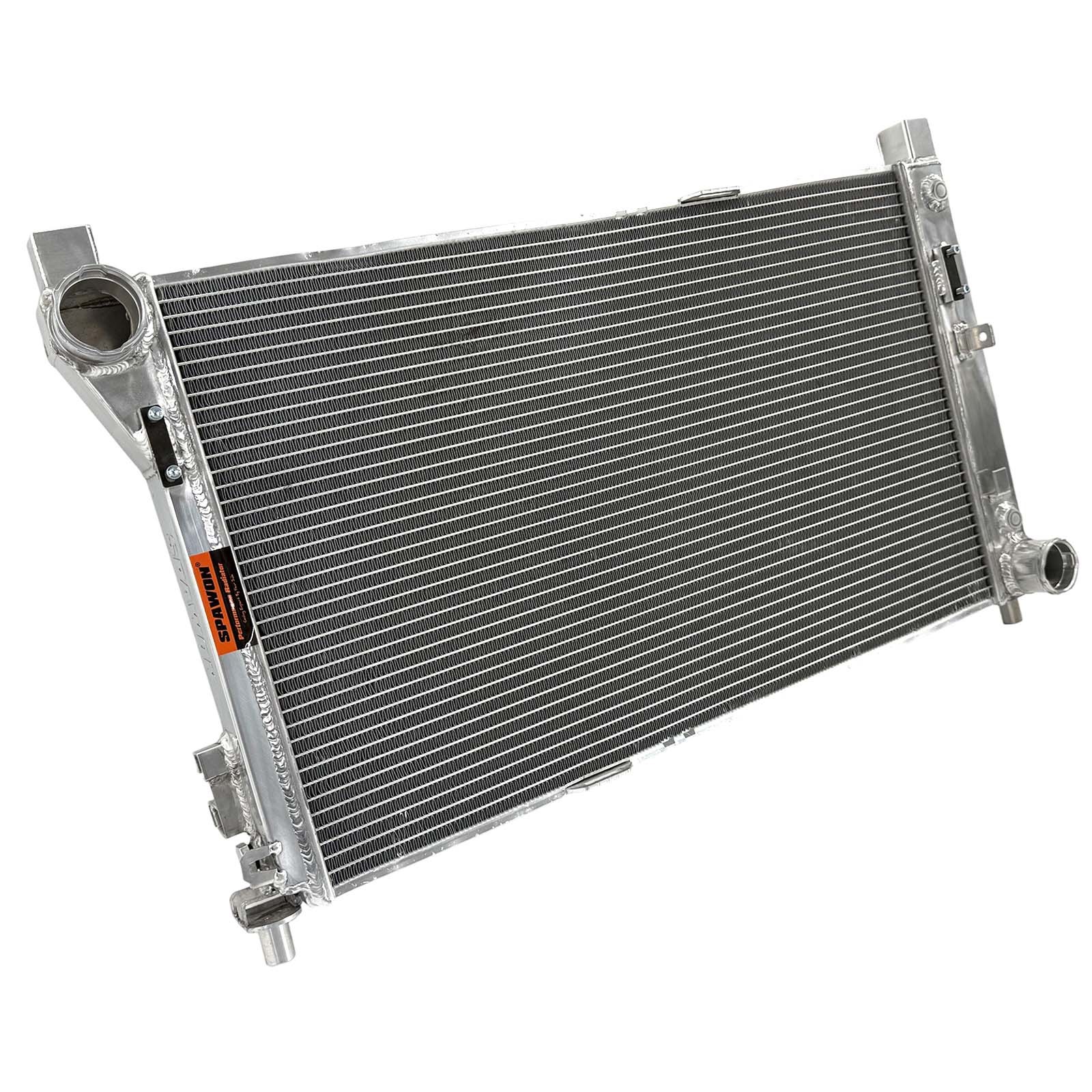 3Row SPAWON Radiator For Mercedes Benz C230 C240 C280 CLK320 CLK350 2001-2009 AT