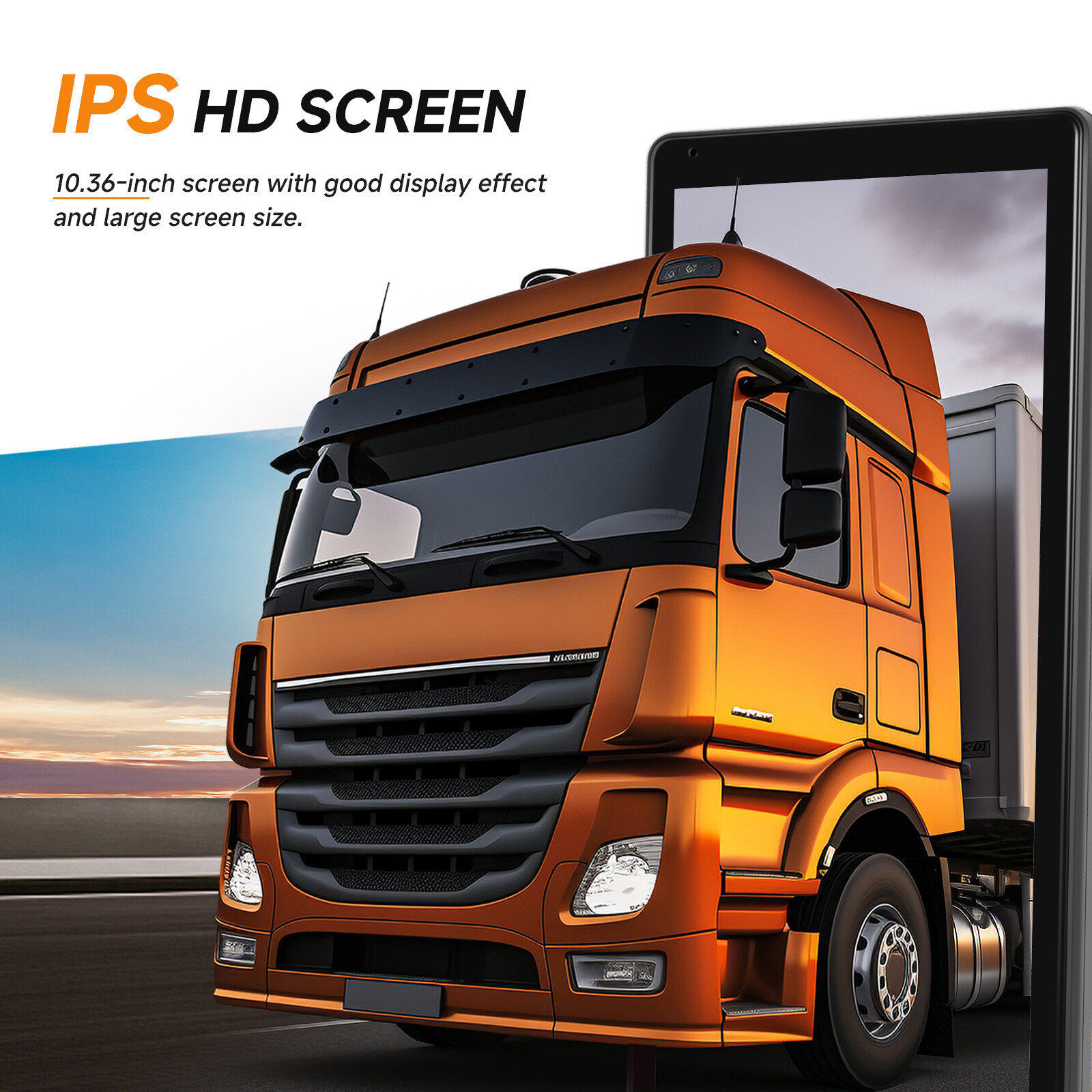 10.36" Monitor R & L Side Electronic Rear View Mirror Camera Smart Screen Player