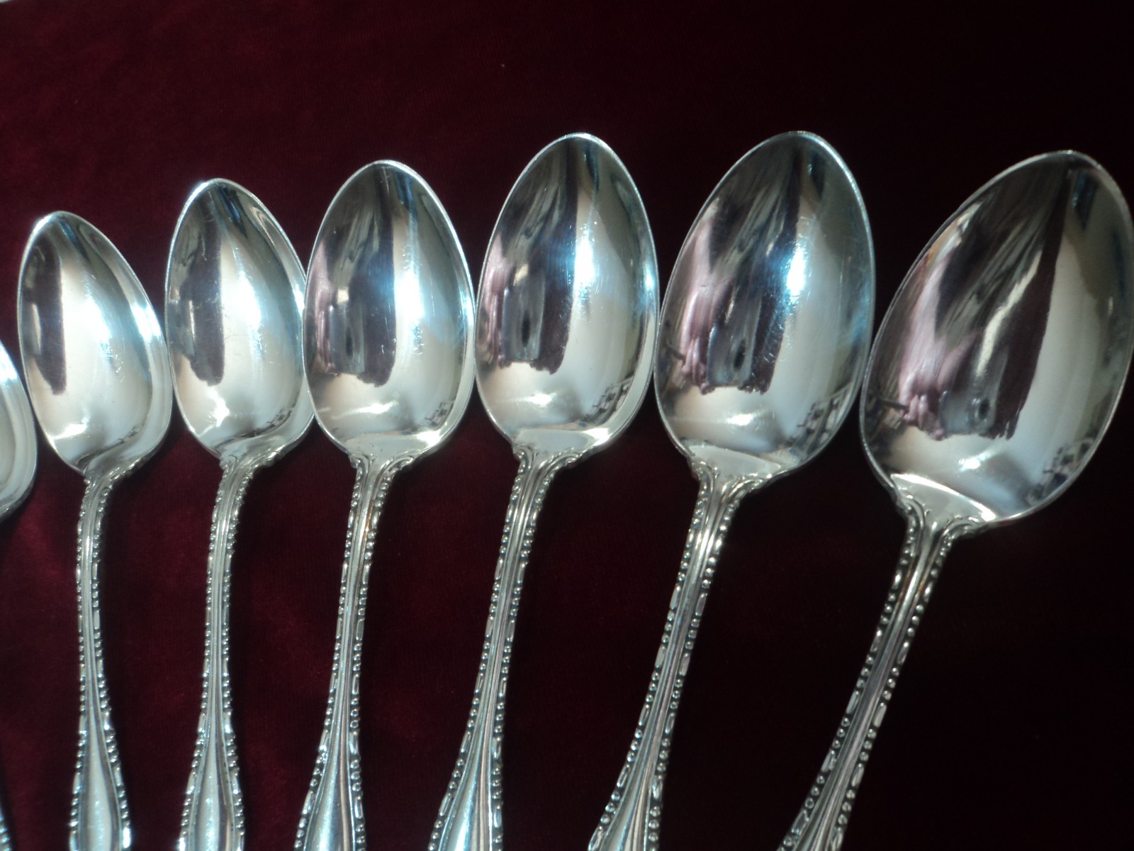 Silverplate Flatware Lot of 12 Teaspoons Wm Rogers YORK 1900