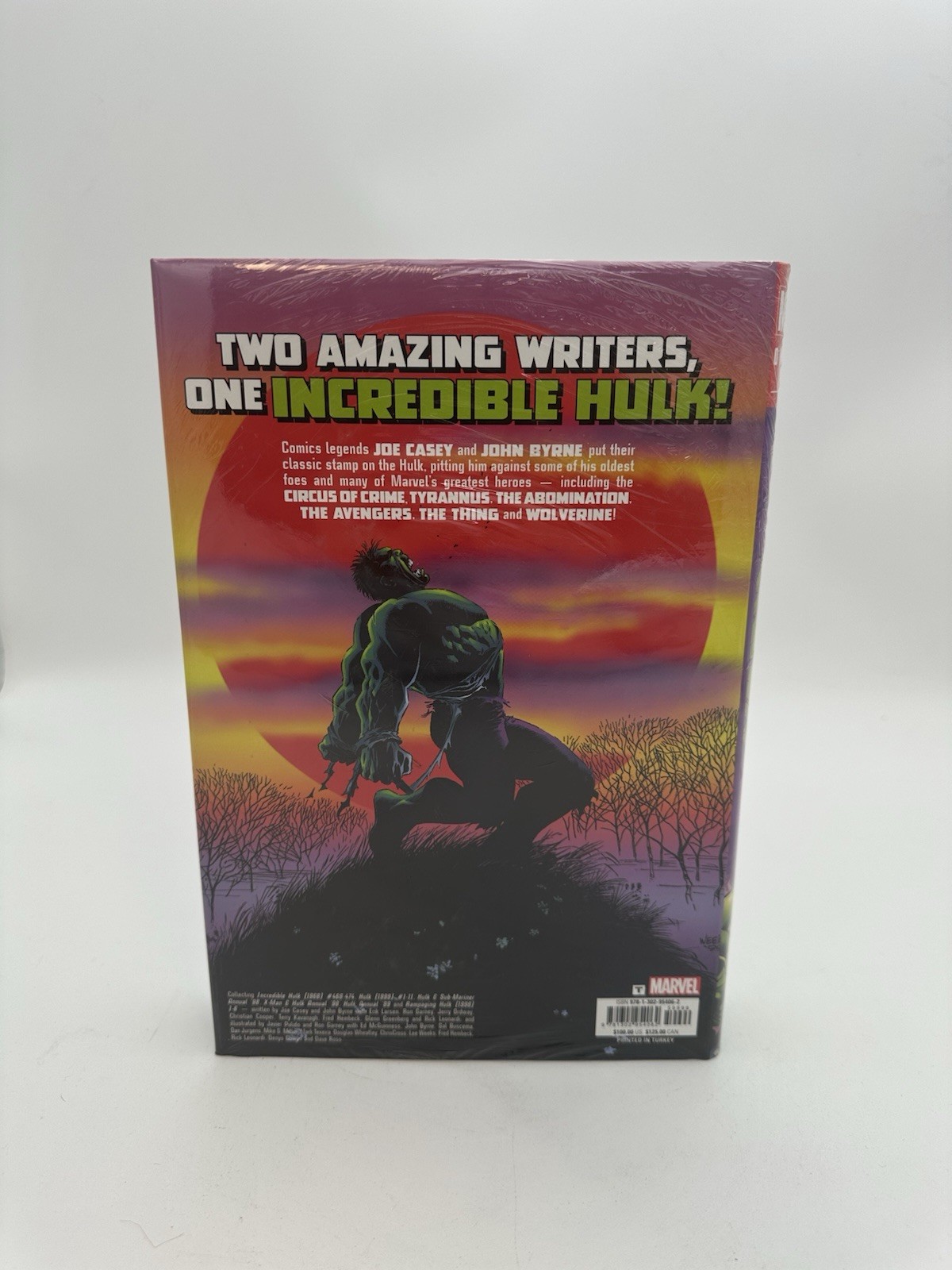 MARVEL COMICS INCREDIBLE HULK BY BYRNE & CASEY OMNIBUS HC GARNEY COVER