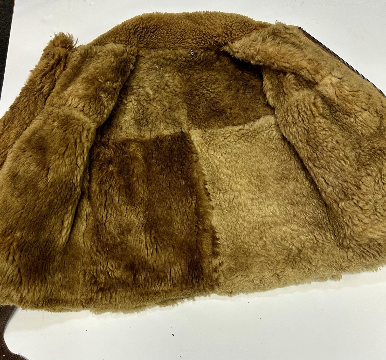 Aero British RAF WW2 Pilot Irvin Sheepskin Leather Flight Jacket